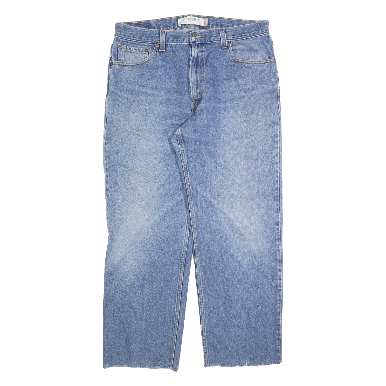LEVI'S 550 Straight Mens Jeans Blue Relaxed Straight Denim Medium W36 L28 Refurbished - N/A refurbished available on Cerqular