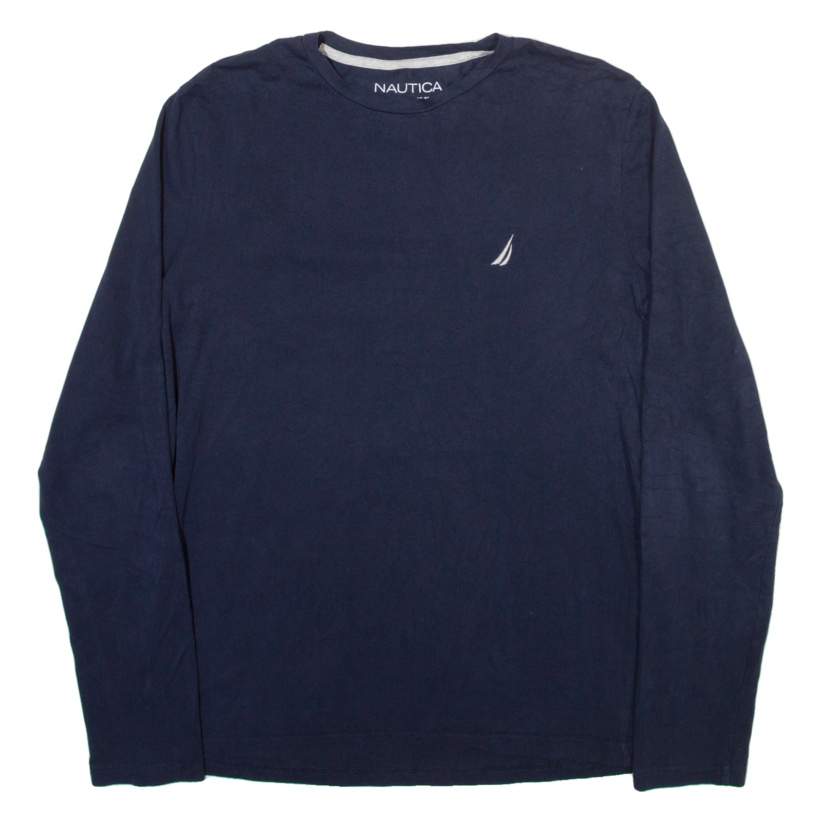 NAUTICA Mens T-Shirt Blue Long Sleeve S Refurbished - N/A refurbished available on Cerqular