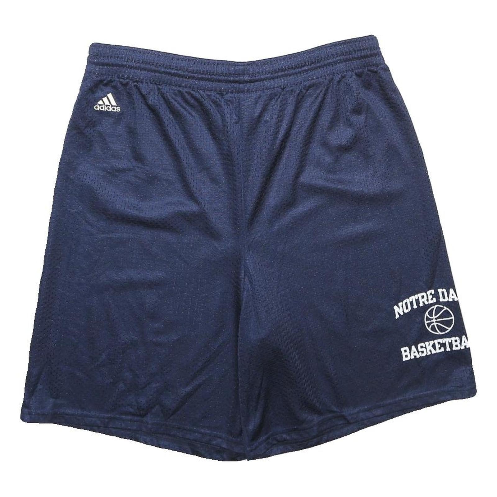 ADIDAS Mens Shorts Navy Blue Notre Dame Basketball M W32 Sports Mesh Refurbished - N/A refurbished available on Cerqular