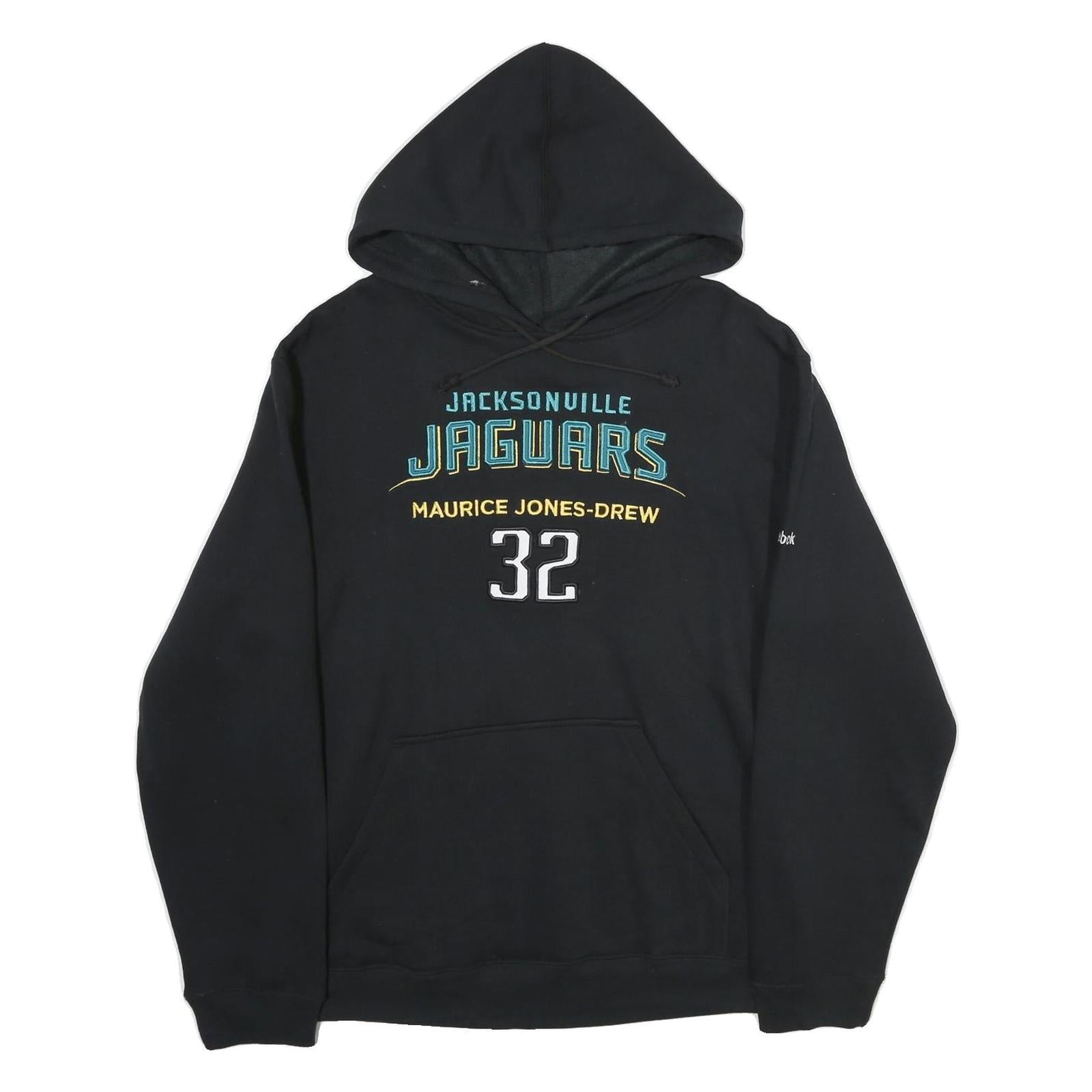 REEBOK Mens Black Jacksonville Jaguars Maurice Jones-Drew Hoodie M Sportswear Refurbished - N/A refurbished available on Cerqular