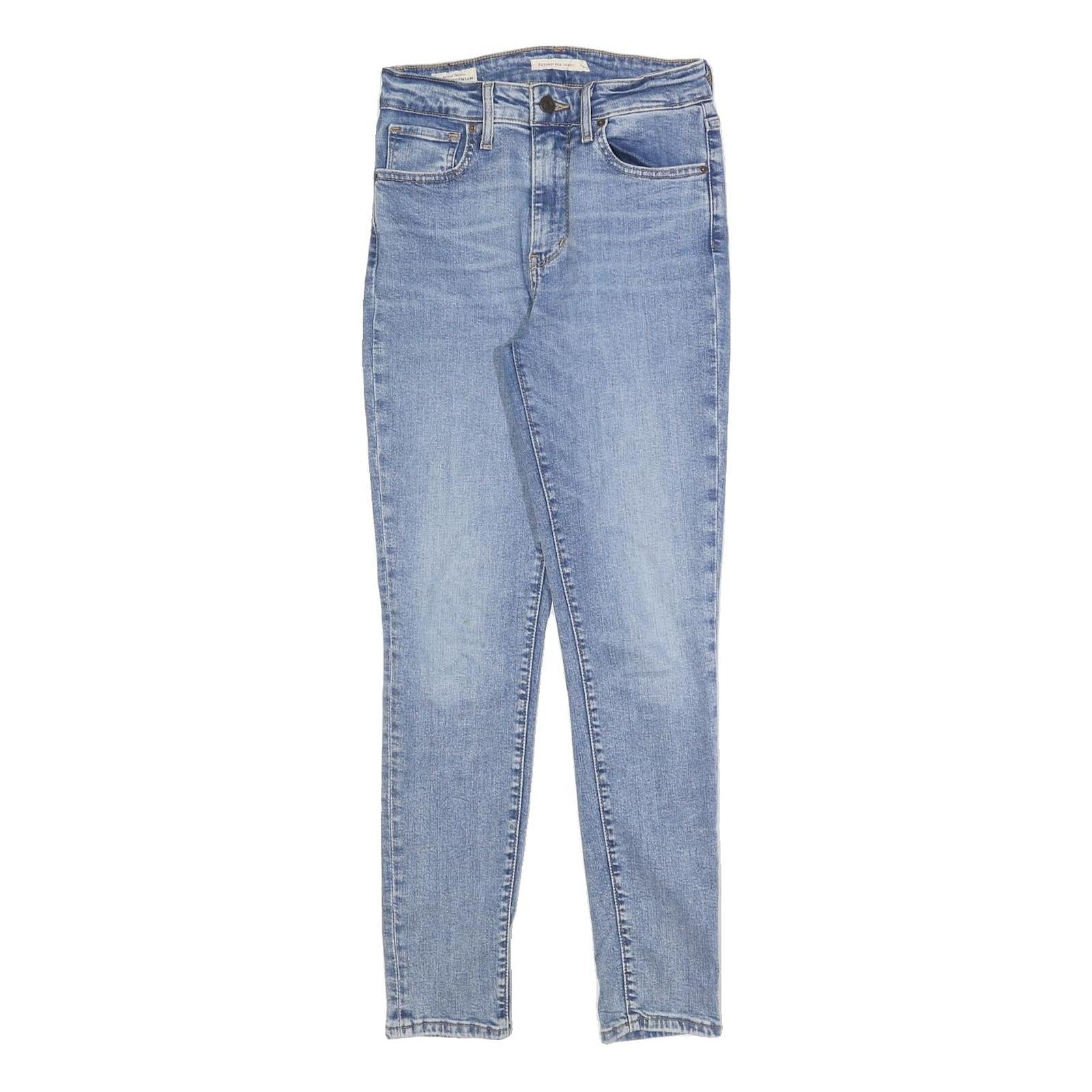 LEVI'S 721 Womens Jeans Blue Slim Skinny Denim Light W26 L28 Stretch Cotton Refurbished - N/A refurbished available on Cerqular
