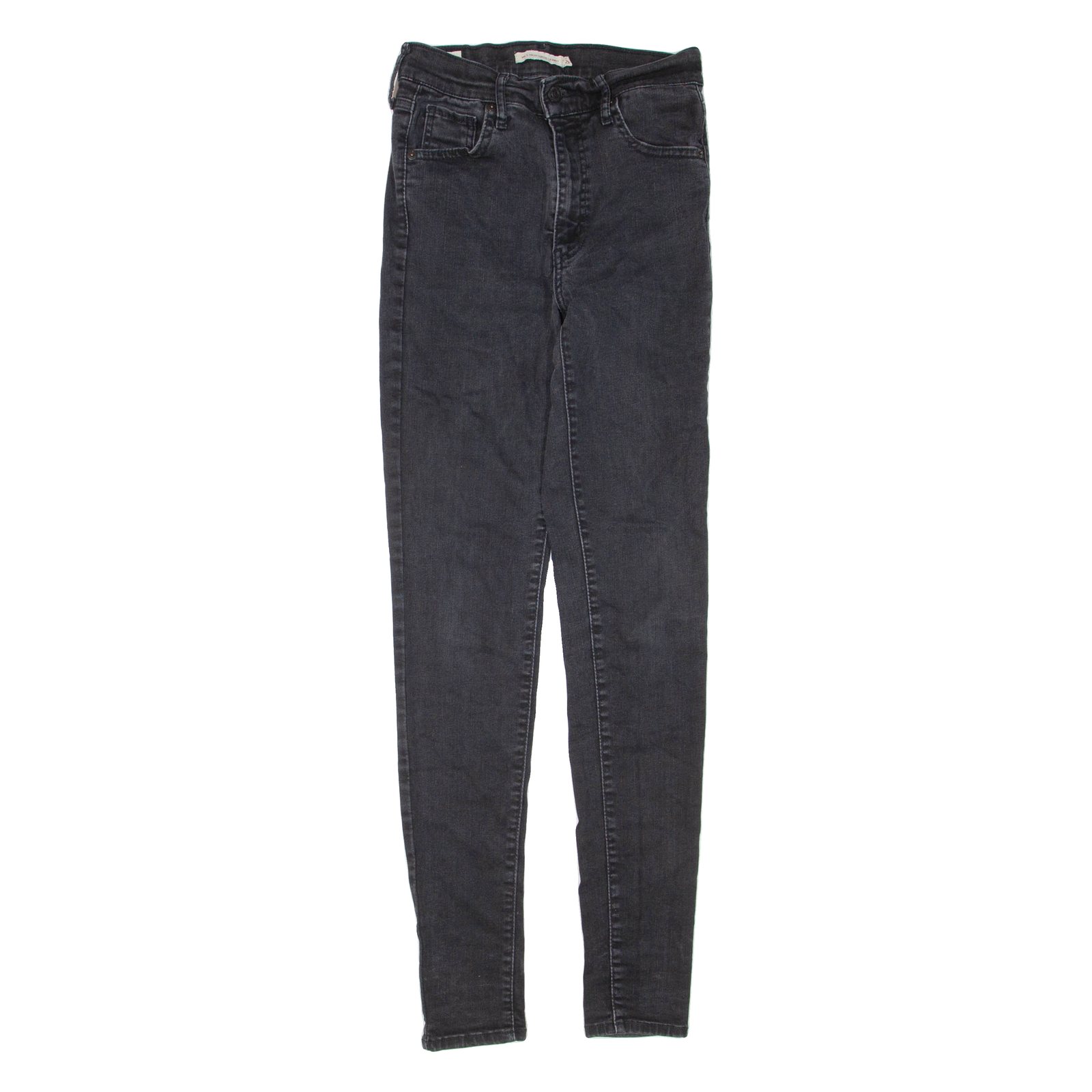 LEVI'S Mile High Womens Jeans Black Regular Skinny W26 L32 Refurbished - N/A refurbished available on Cerqular