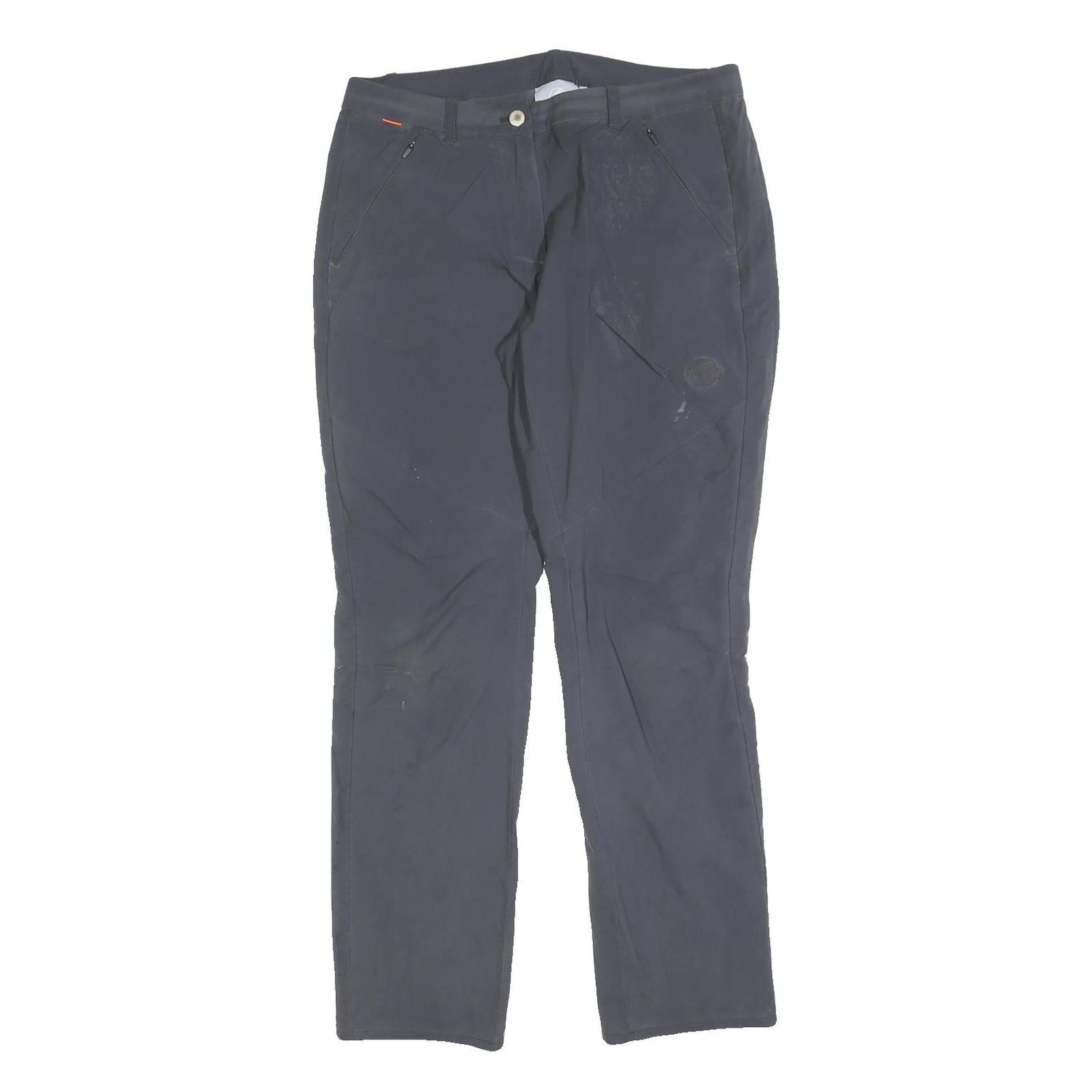 MAMMUT Womens Polyester Blend Navy Regular Fit Straight Trousers W32 L30 Outdoor Refurbished - N/A refurbished available on Cerqular