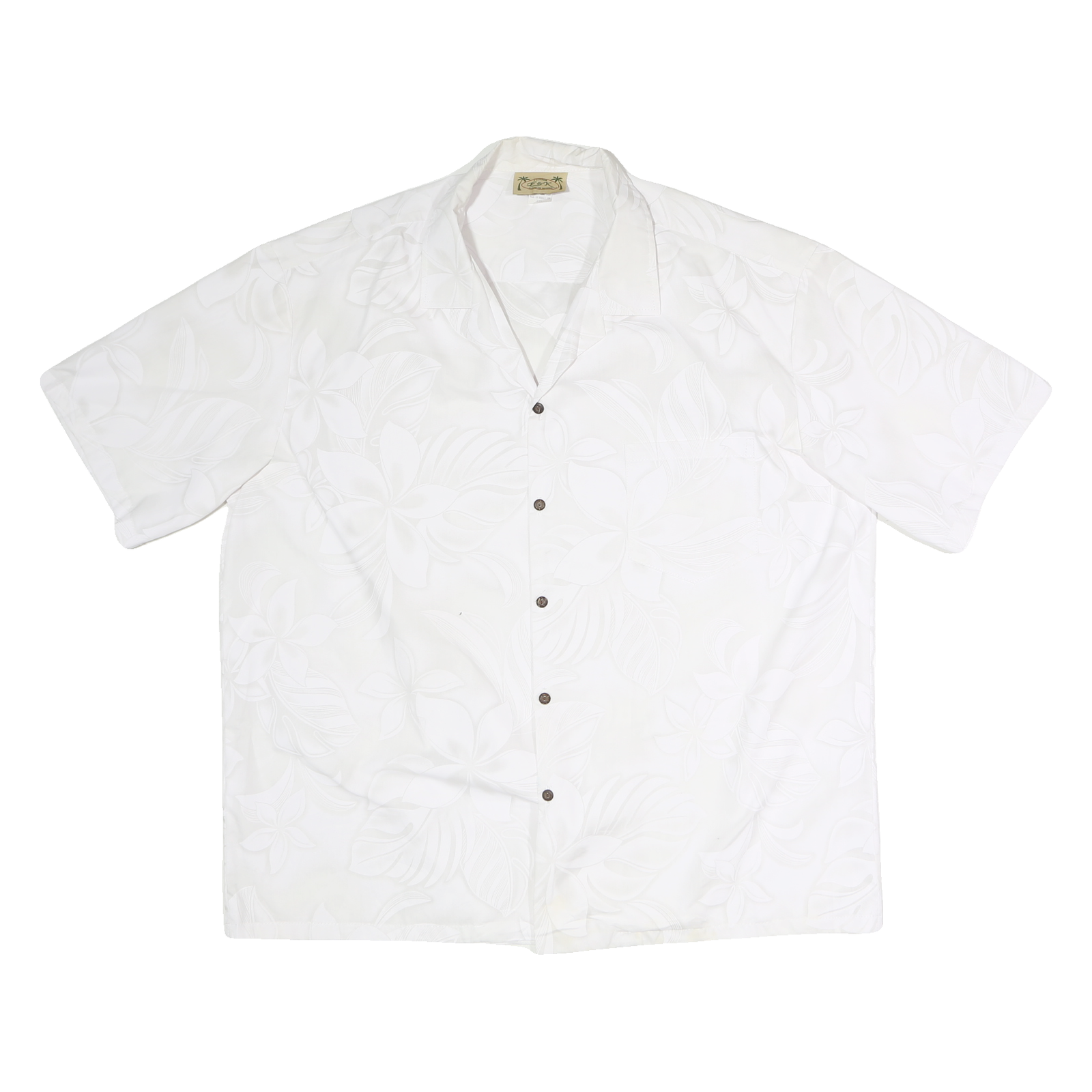 Buy E&K Mens White Floral Polyester Shirt 2XL Short Sleeve Casual Button Shirt Refurbished - $11.69 E&K Mens White Floral Polyester Shirt 2XL Short Sleeve Casual Button Shirt Refurbished - N/A refurbished available on Cerqular