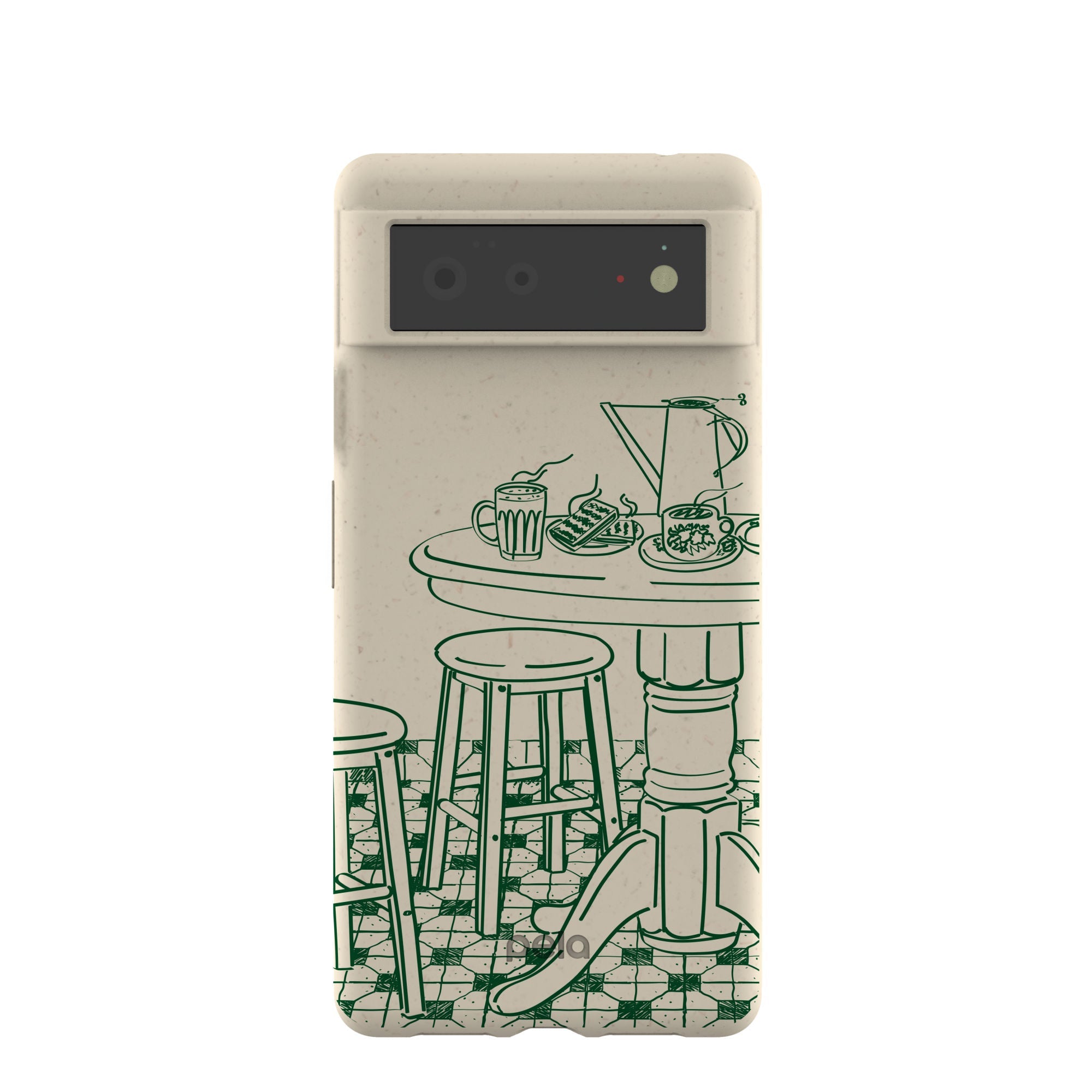London Fog Brunch Google Pixel 6 Case Refurbished - Pela Case refurbished available on Cerqular