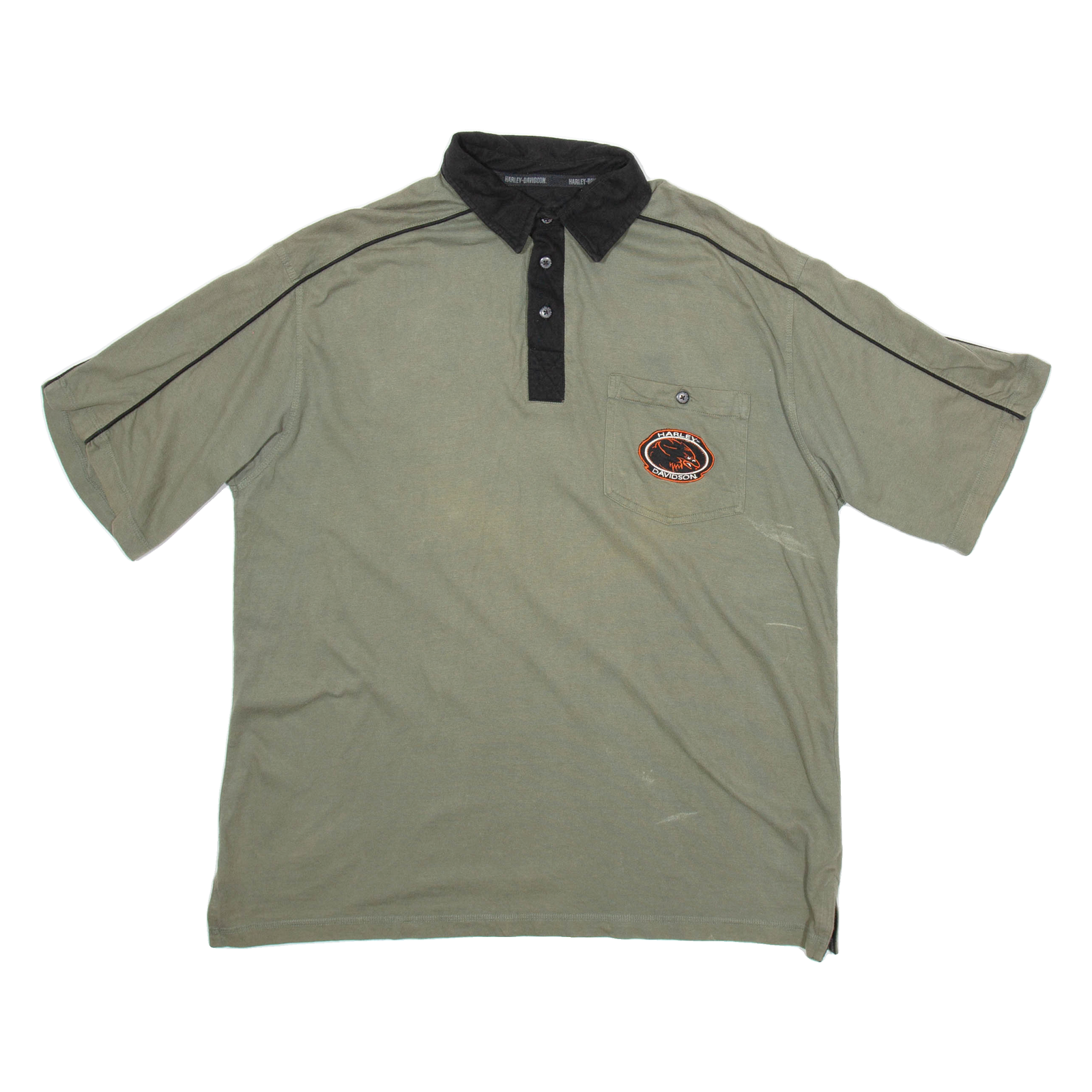 Buy HARLEY DAVIDSON Mens Polo Shirt Green Short Sleeve XL Refurbished - $37.69 HARLEY DAVIDSON Mens Polo Shirt Green Short Sleeve XL Refurbished - N/A refurbished available on Cerqular