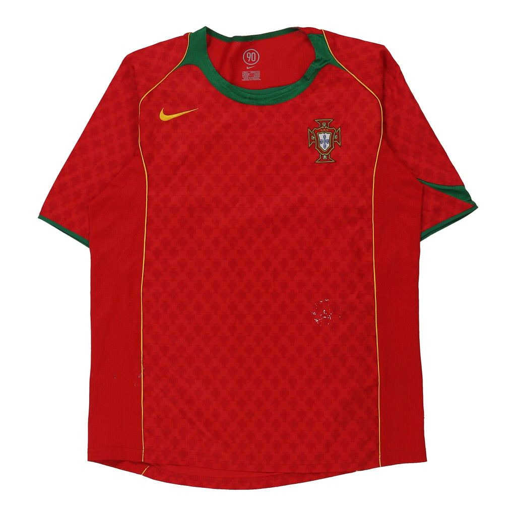 Buy Portugal Nike Football Shirt - Small Red Polyester Refurbished - $107.19 Portugal Nike Football Shirt - Small Red Polyester Refurbished - Thrifted (note: this is a term often used to describe second- refurbished available on Cerqular