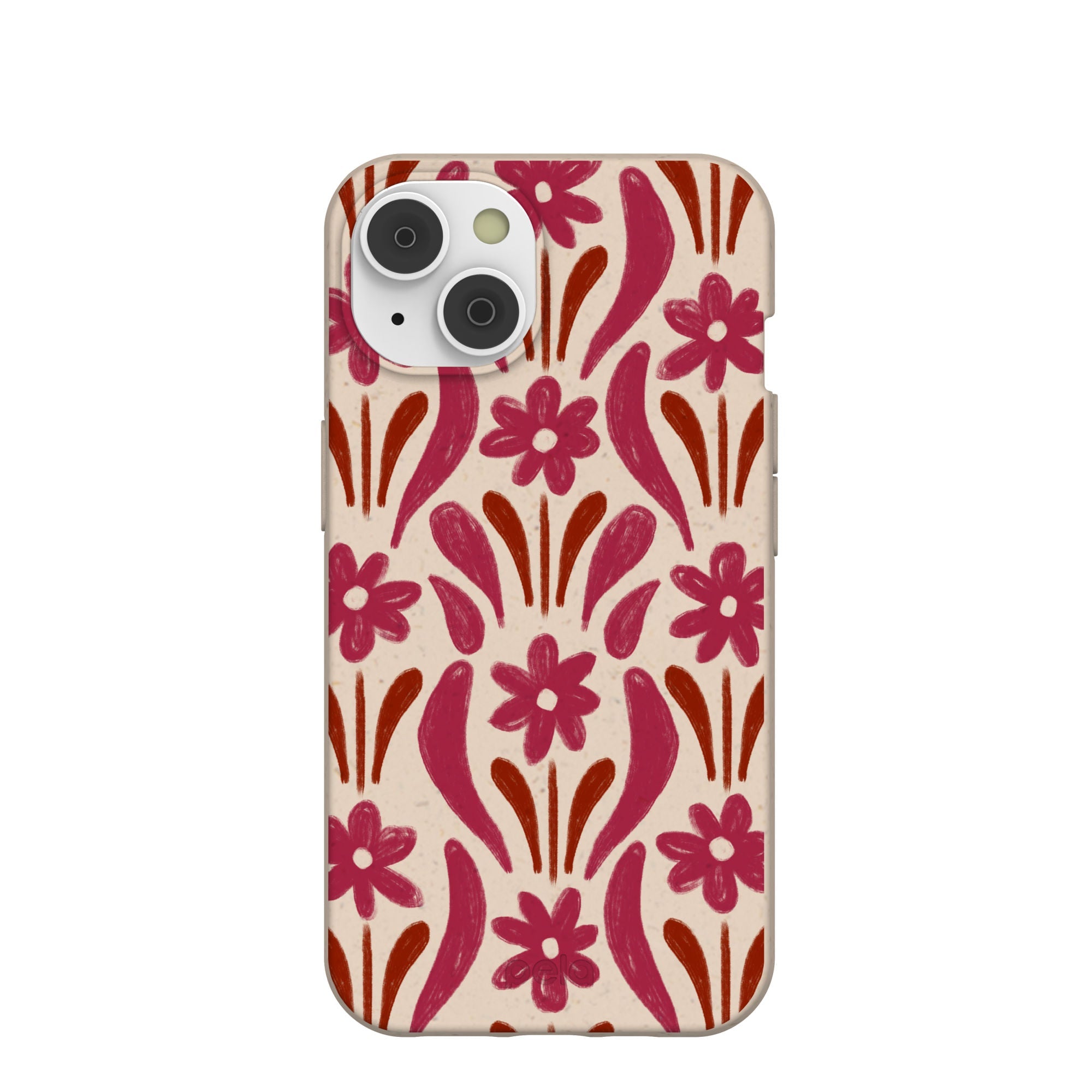 Seashell Flower Stack iPhone 14/16e Case Refurbished - Pela Case refurbished available on Cerqular