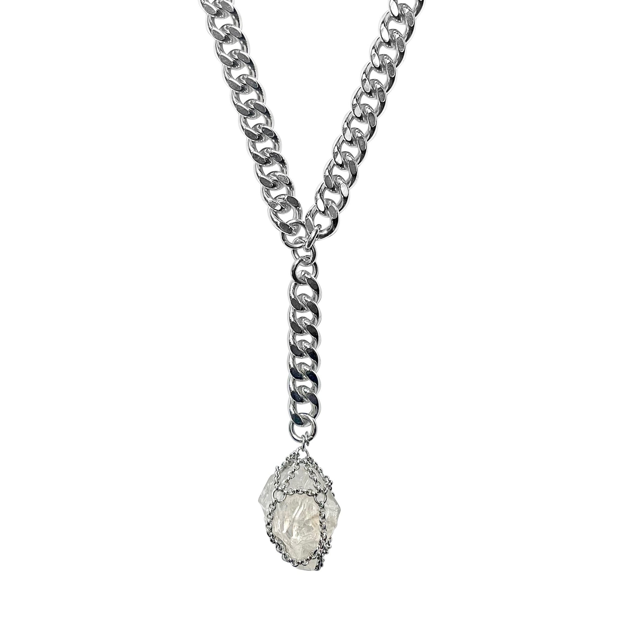 Caged Web Quartz Lariat Refurbished - N/A (Note: There is no well-known brand with this name refurbished available on Cerqular
