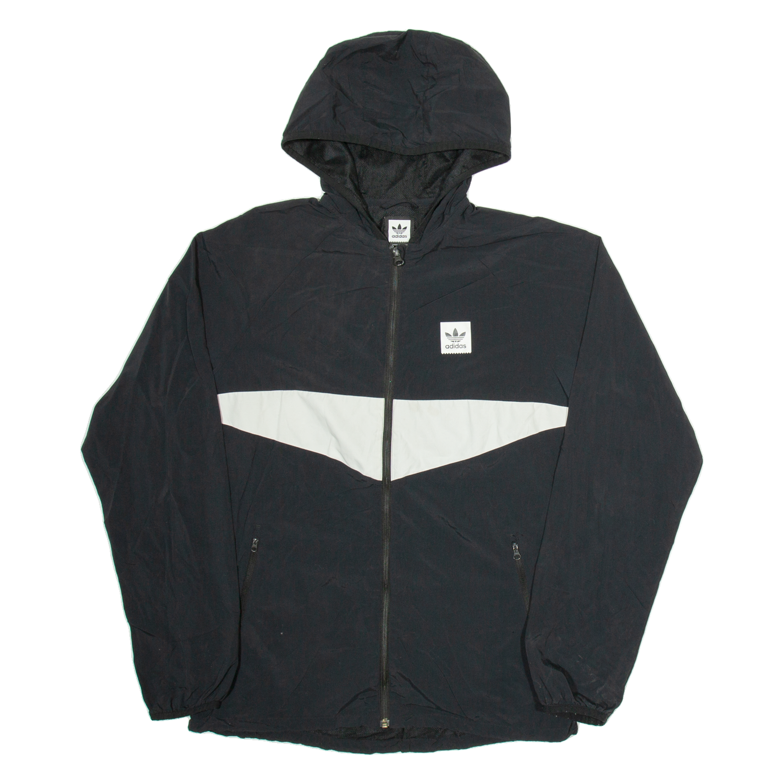 ADIDAS Mens Track Jacket Black  Hooded M Refurbished - N/A refurbished available on Cerqular