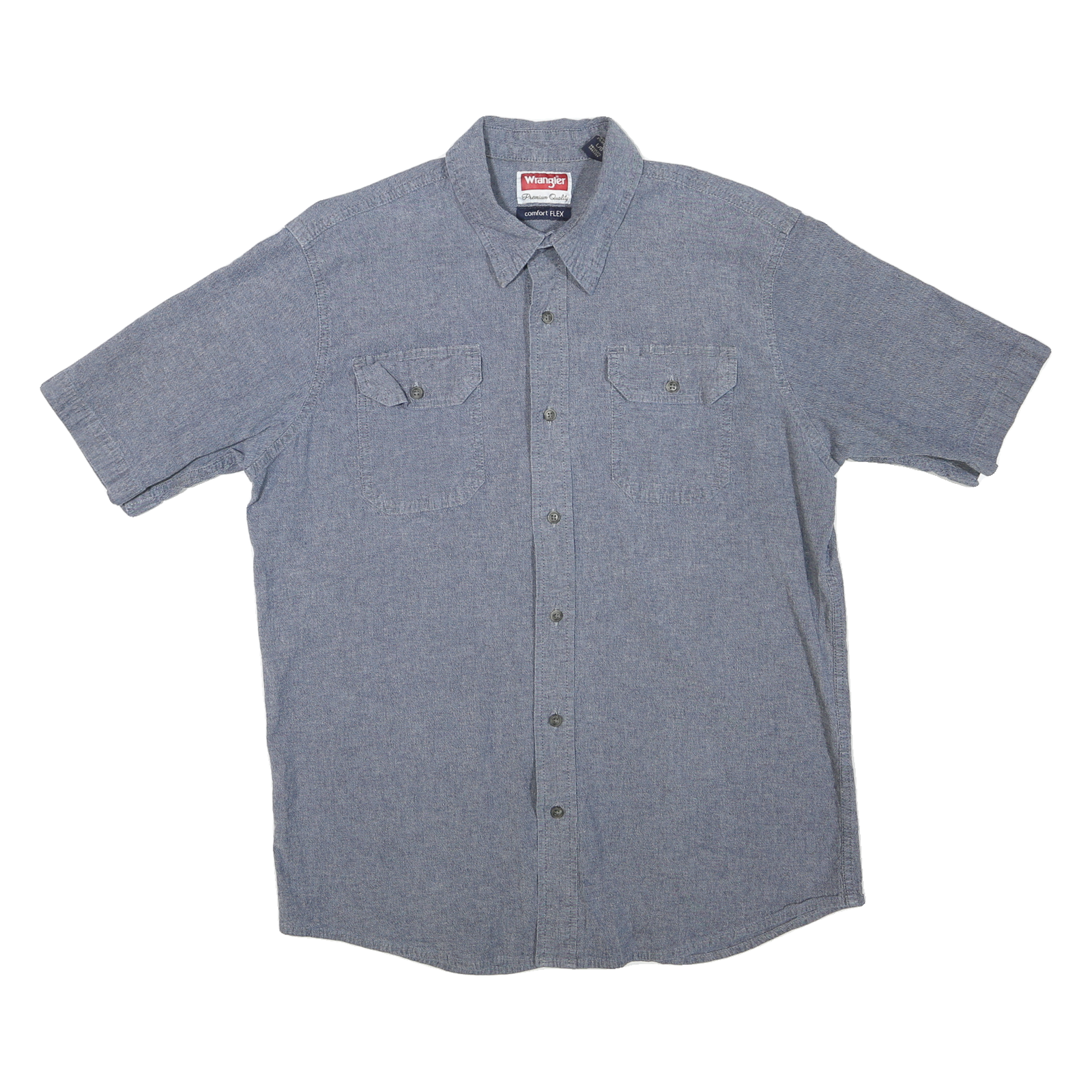 Buy WRANGLER Mens Blue Plain Short Sleeve Shirt L Casual Cotton Blend Refurbished - $36.39 WRANGLER Mens Blue Plain Short Sleeve Shirt L Casual Cotton Blend Refurbished - N/A refurbished available on Cerqular