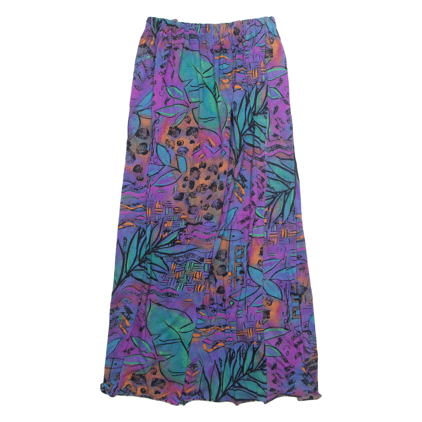 Womens A-Line Skirt Blue Midi Floral S Refurbished - N/A refurbished available on Cerqular