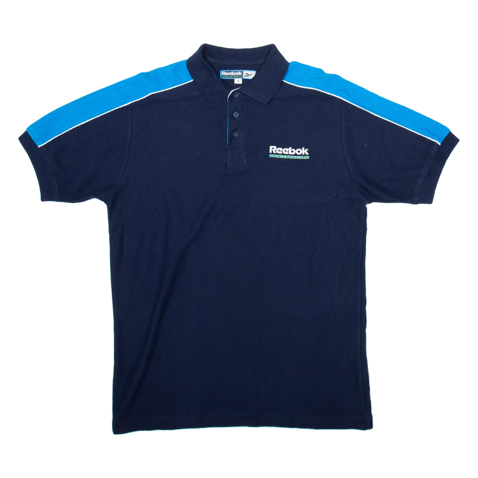 REEBOK Mens Polo Shirt Blue S Refurbished - N/A refurbished available on Cerqular