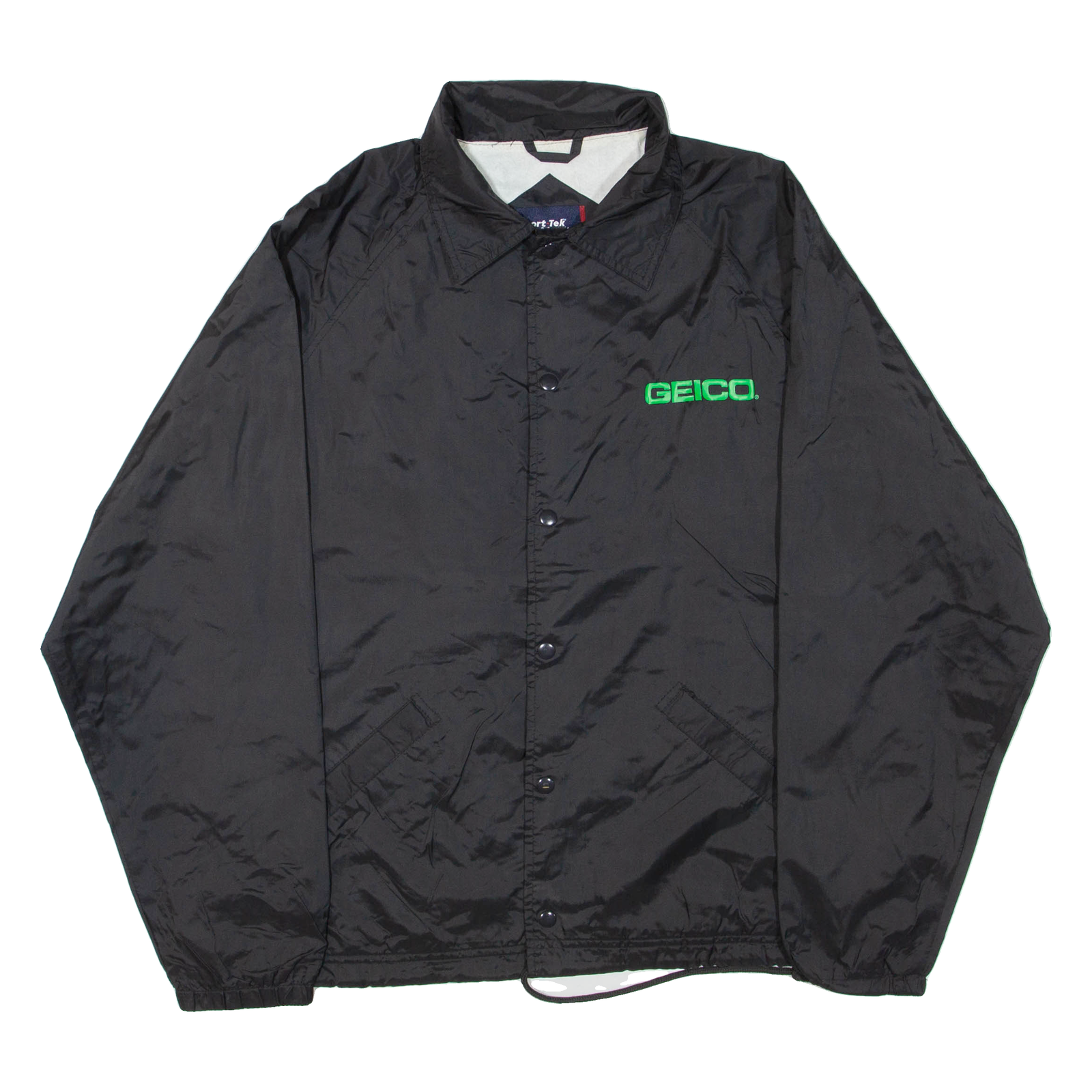 SPORT TEK Mens Workwear Jacket Black Nylon M Refurbished - N/A refurbished available on Cerqular