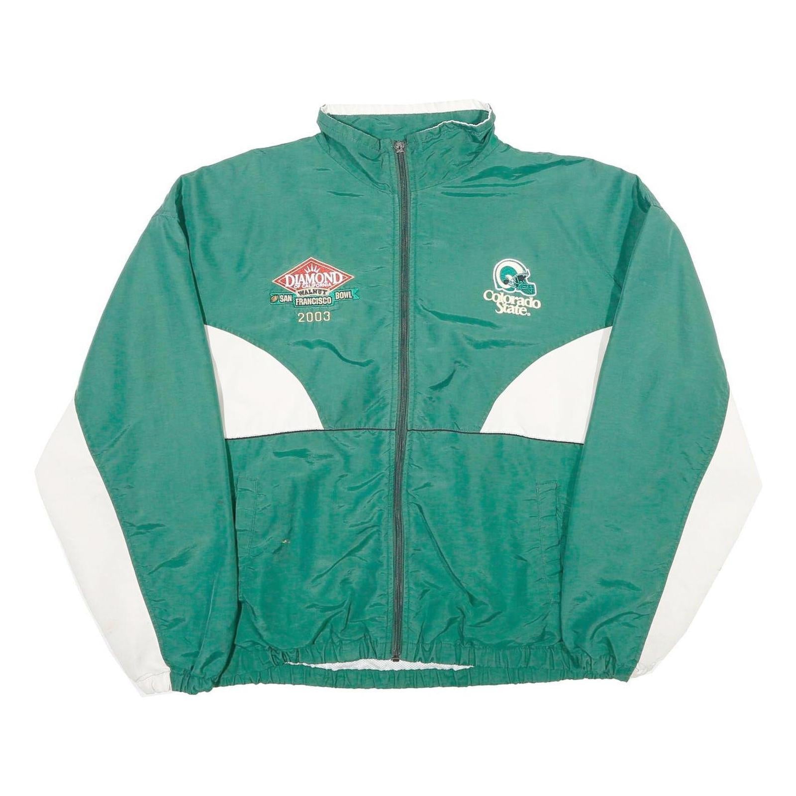 Buy RUSSELL ATHLETIC Mens Green & White Diamond San Francisco Bowl Nylon Jacket XL Refurbished - $45.49 RUSSELL ATHLETIC Mens Green & White Diamond San Francisco Bowl Nylon Jacket XL Refurbished - N/A refurbished available on Cerqular