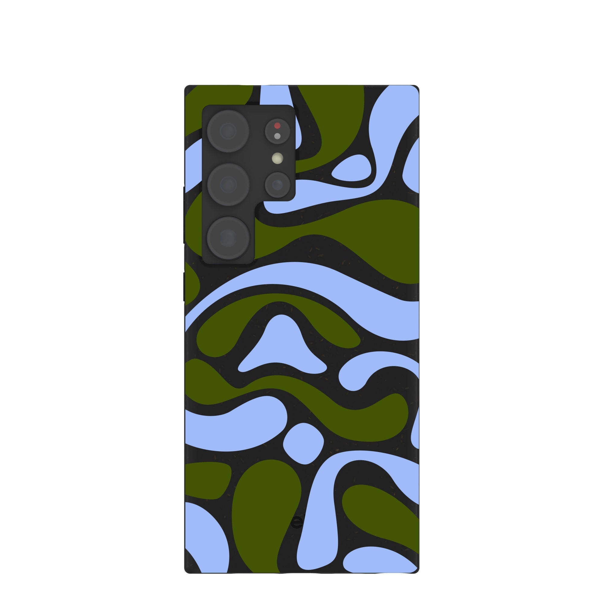 Black Curve and Flow Samsung Galaxy S24 Ultra Case Refurbished - Pela Case refurbished available on Cerqular
