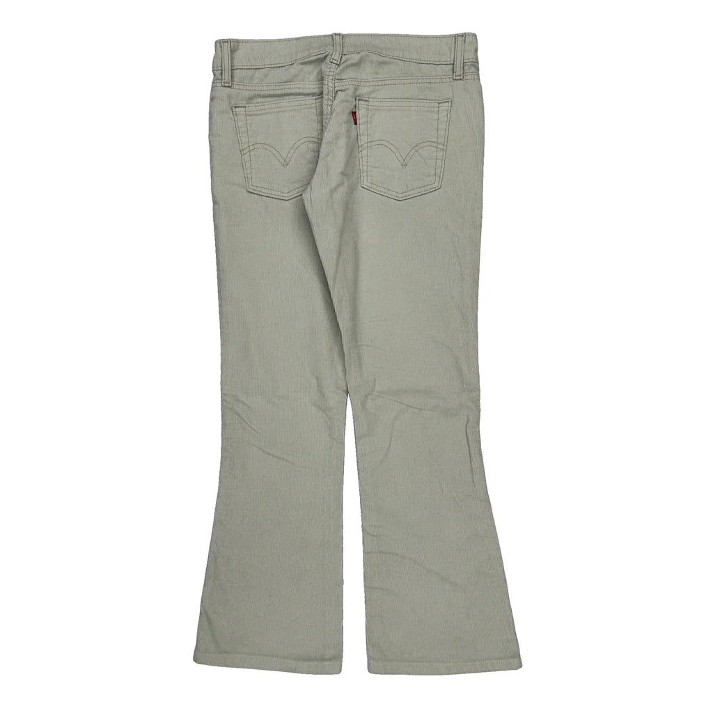 Buy Levis Flared Jeans - 32W UK 10 Grey Cotton Blend Refurbished - $37.51 Levis Flared Jeans - 32W UK 10 Grey Cotton Blend Refurbished - Thrifted (note: this is a term often used to describe second- refurbished available on Cerqular