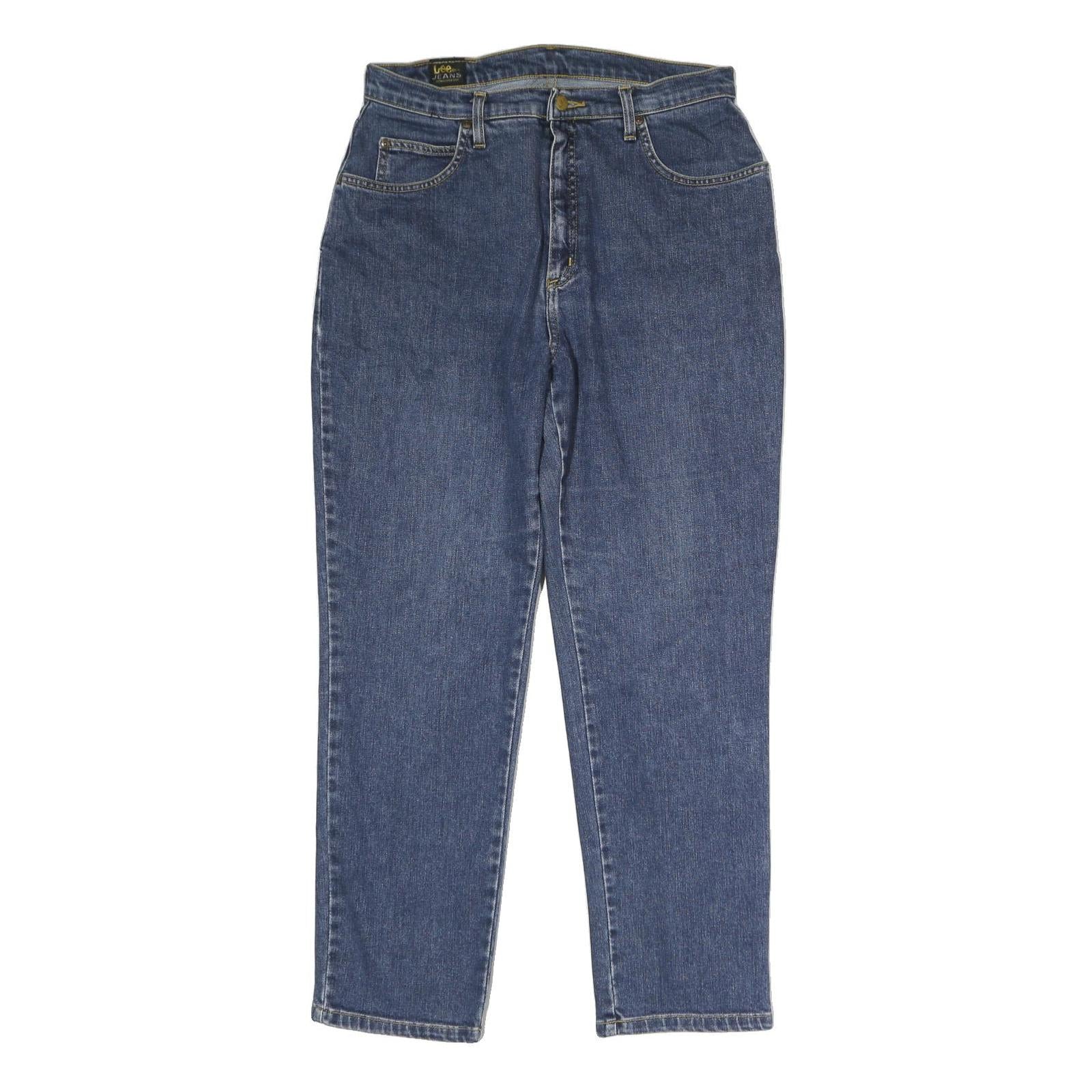 LEE Mens Jeans Blue Regular Straight Denim Medium W30 L28 Classic Comfort Zip Refurbished - N/A refurbished available on Cerqular