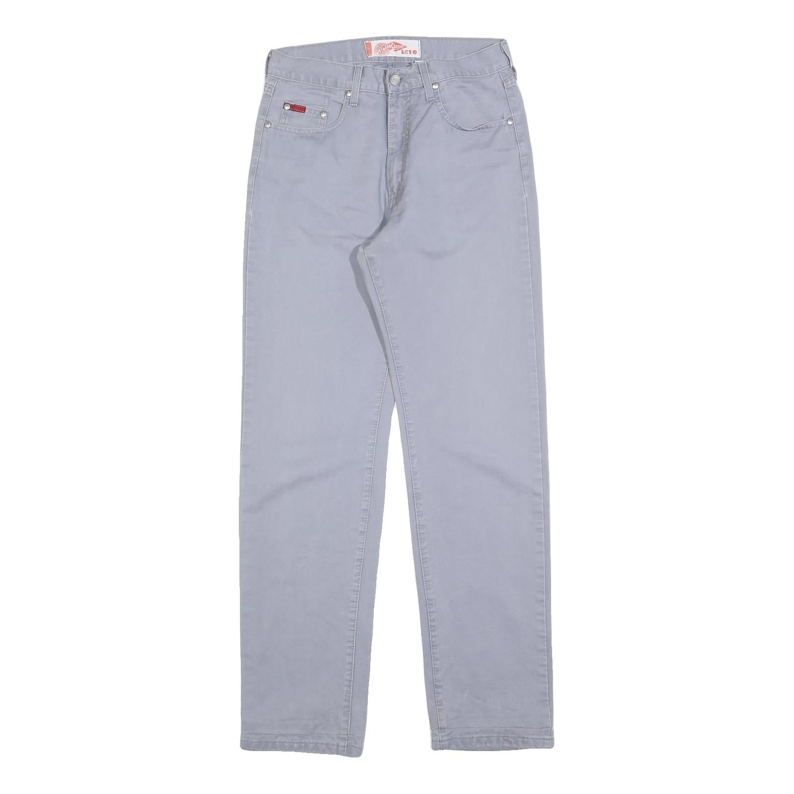 Buy LEE COOPER Mens Regular Fit Grey Cotton Blend Trousers W30 L34 Zip Casual Refurbished - $28.59 LEE COOPER Mens Regular Fit Grey Cotton Blend Trousers W30 L34 Zip Casual Refurbished - N/A refurbished available on Cerqular