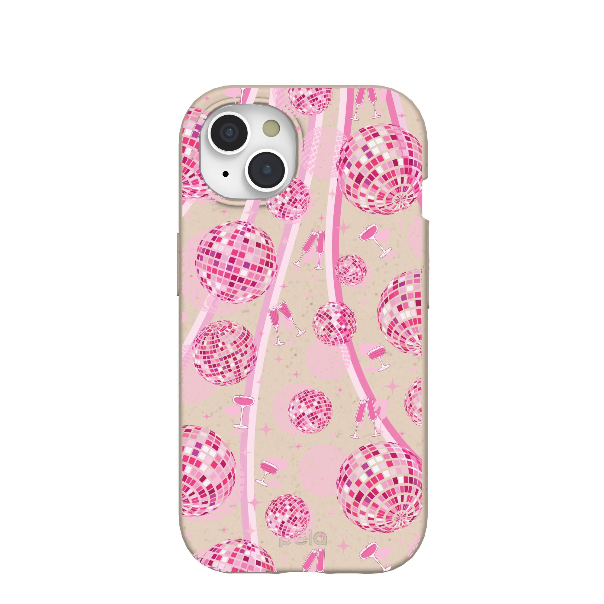 Seashell Dancing Lights iPhone 15 Case Refurbished - Pela Case refurbished available on Cerqular