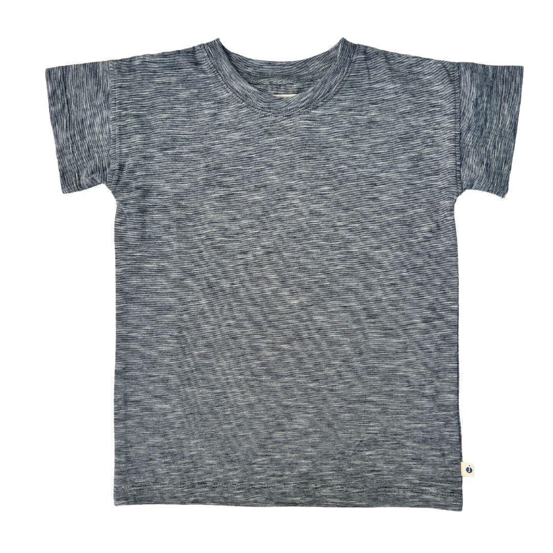 Brooklyn T-Shirt - Navy Space Dye | Size: Large (10 - 12 y) Refurbished - N/A refurbished available on Cerqular