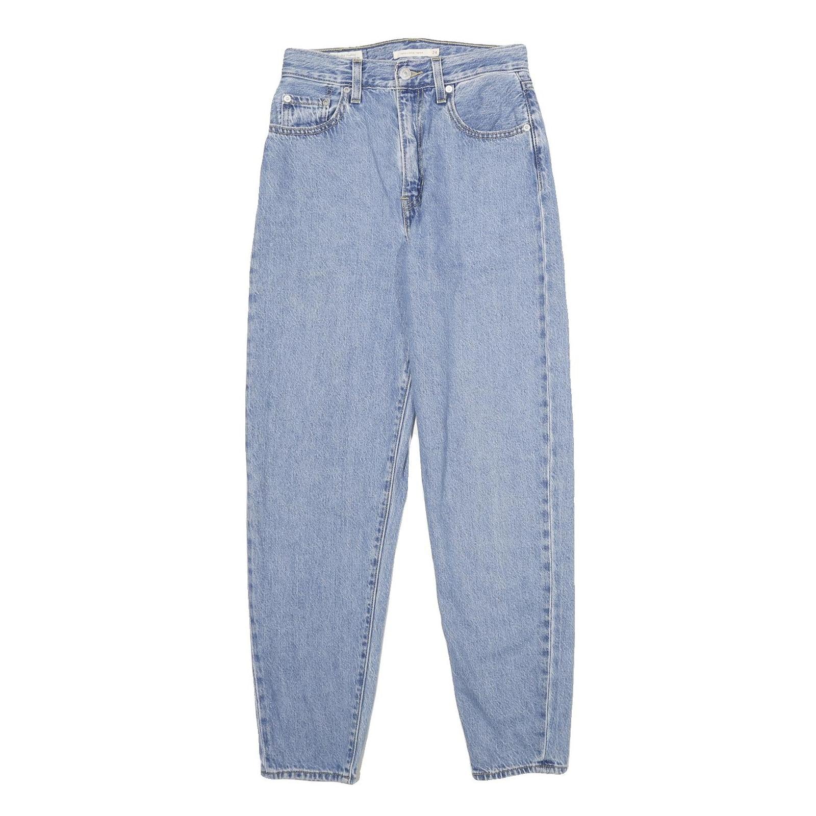 LEVI'S High Loose Taper Womens Jeans Blue Loose Tapered Denim Light W24 L29 Refurbished - N/A refurbished available on Cerqular