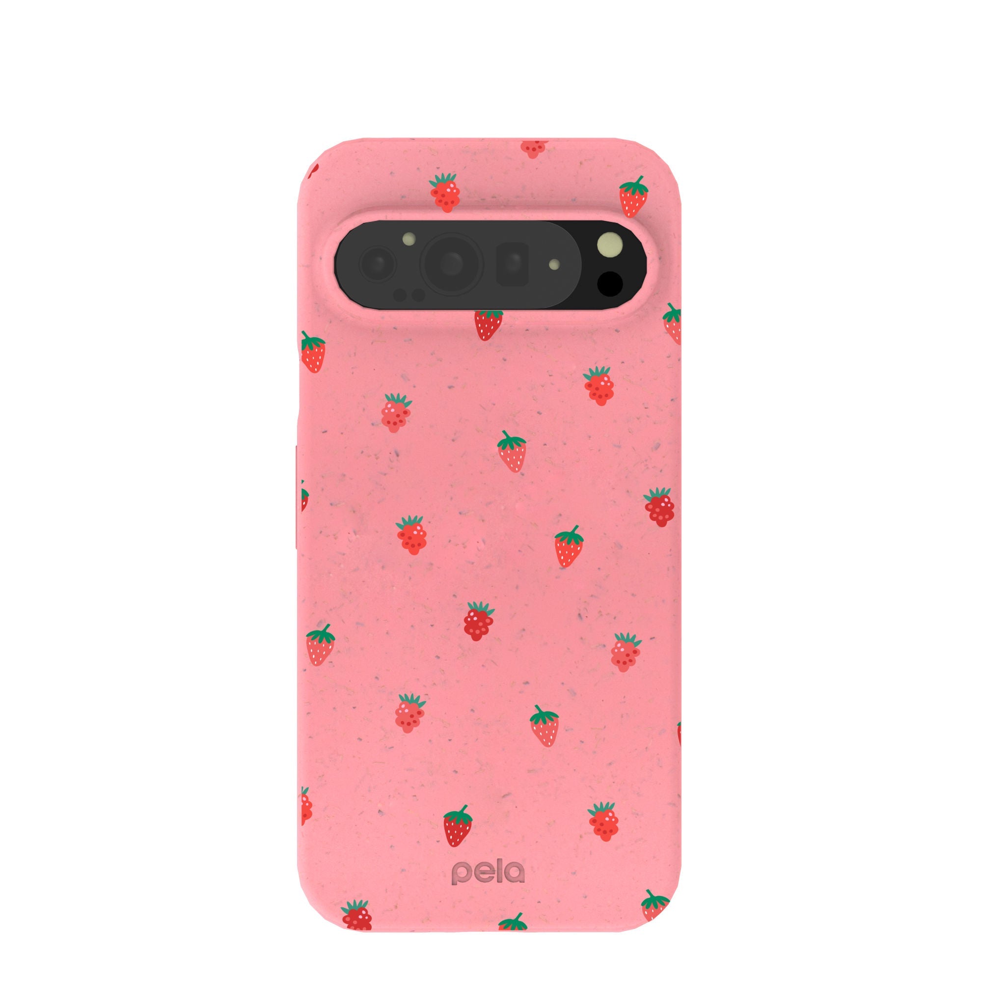 Bubblegum Pink Summer Berries Google Pixel 9 Pro XL Case Refurbished - Pela Case refurbished available on Cerqular