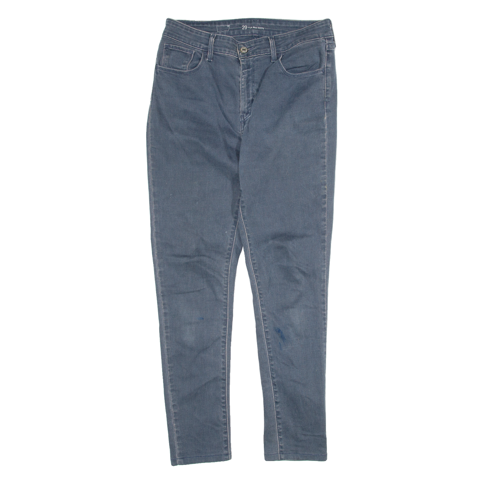 LEVI'S Womens Jeans Blue Regular Skinny W29 L27 Refurbished - N/A refurbished available on Cerqular