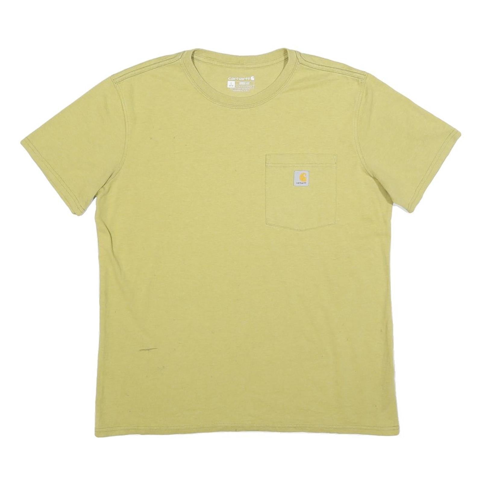 Buy CARHARTT Womens Yellow Pocket T-Shirt L Short Sleeve Crew Neck Cotton Blend Refurbished - $24.69 CARHARTT Womens Yellow Pocket T-Shirt L Short Sleeve Crew Neck Cotton Blend Refurbished - N/A refurbished available on Cerqular