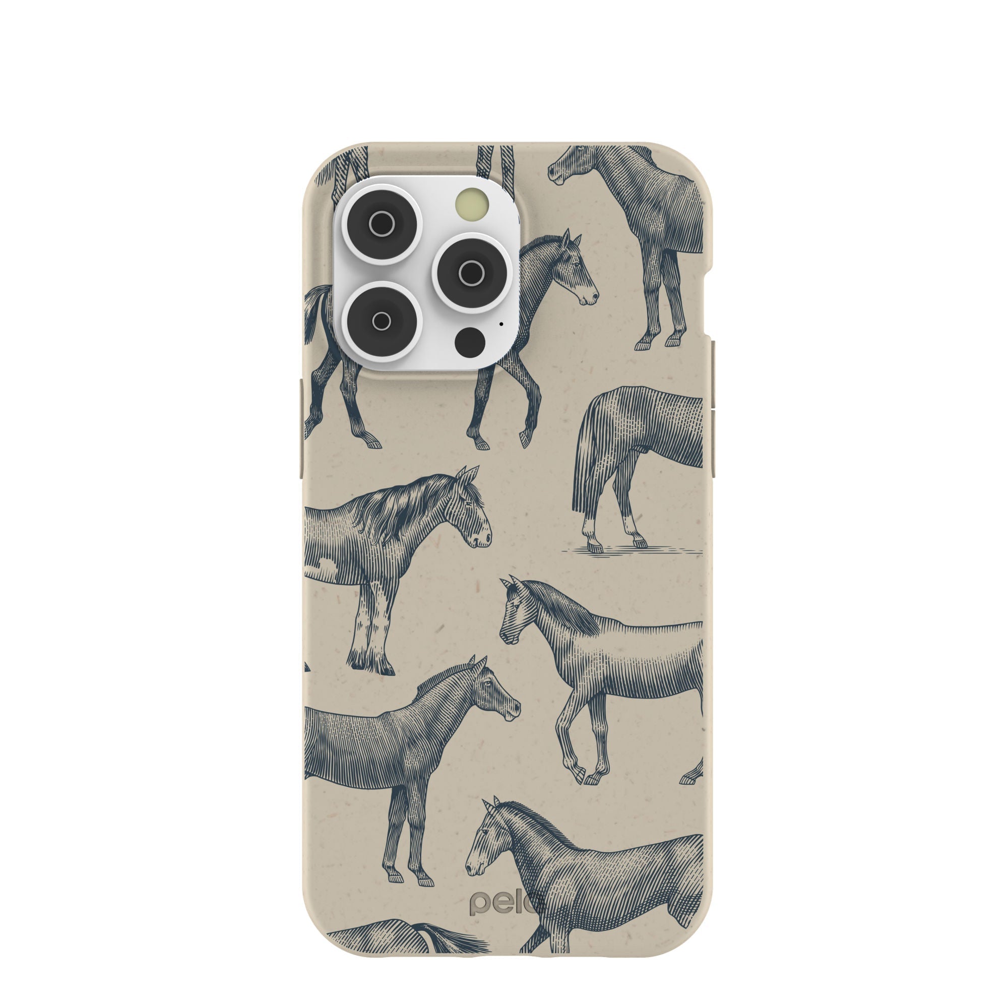 London Fog Vintage Gallop iPhone 14 Pro Max Case Refurbished - Pela Case refurbished available on Cerqular