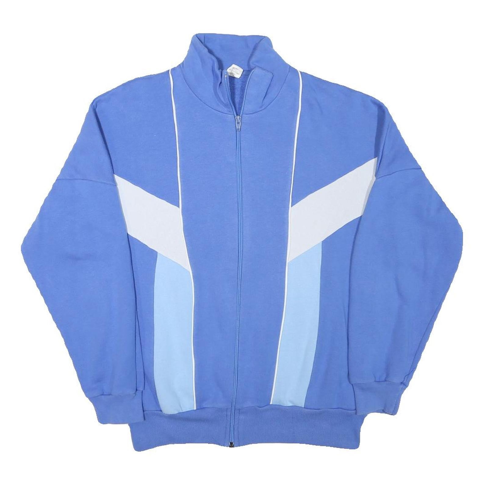 KELLY Womens Blue & White Zip Cotton Blend Casual Jacket S Sporty Track Style Refurbished - N/A refurbished available on Cerqular