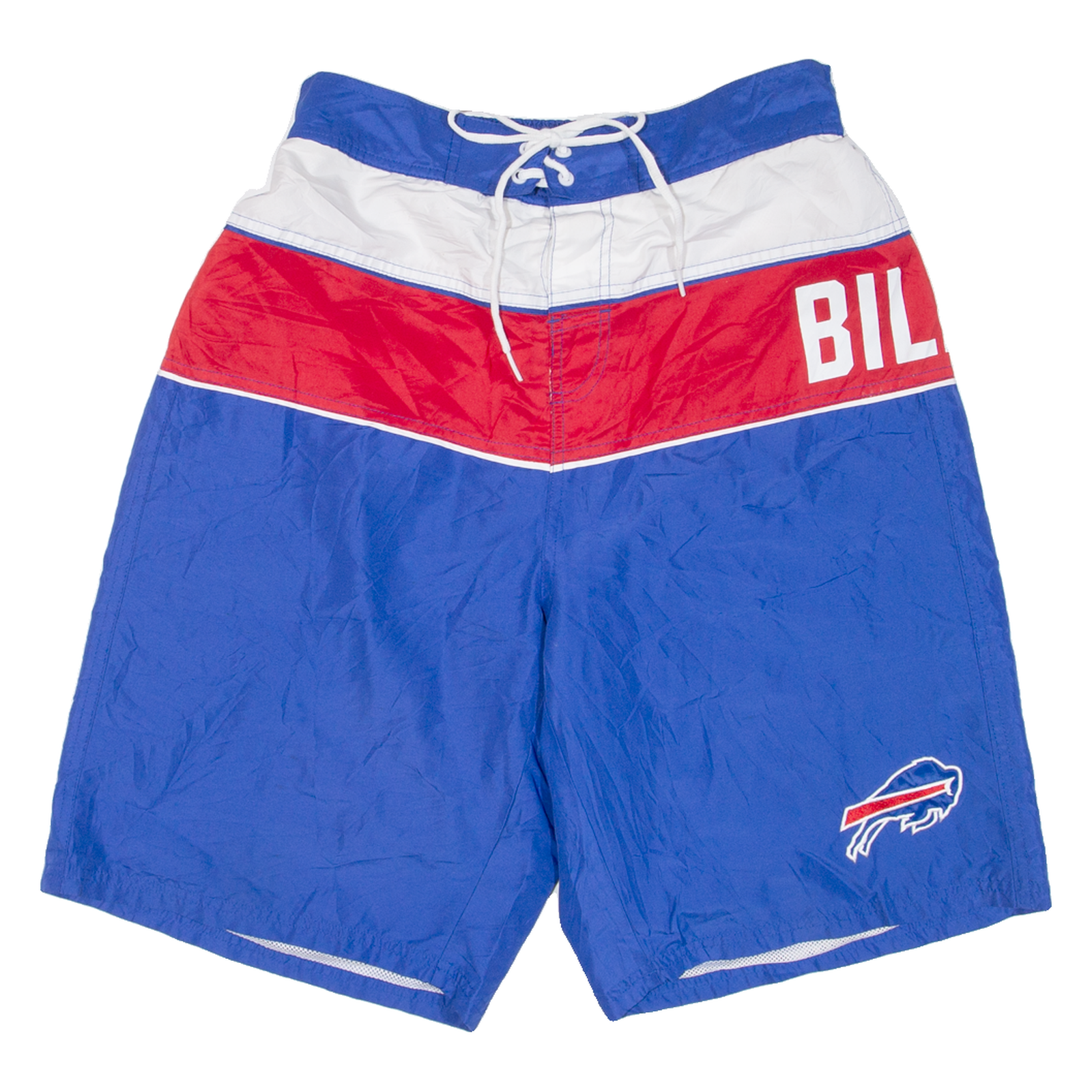 NFL Mesh Lining Mens Swimming Shorts Blue Relaxed L W28 Refurbished - N/A refurbished available on Cerqular