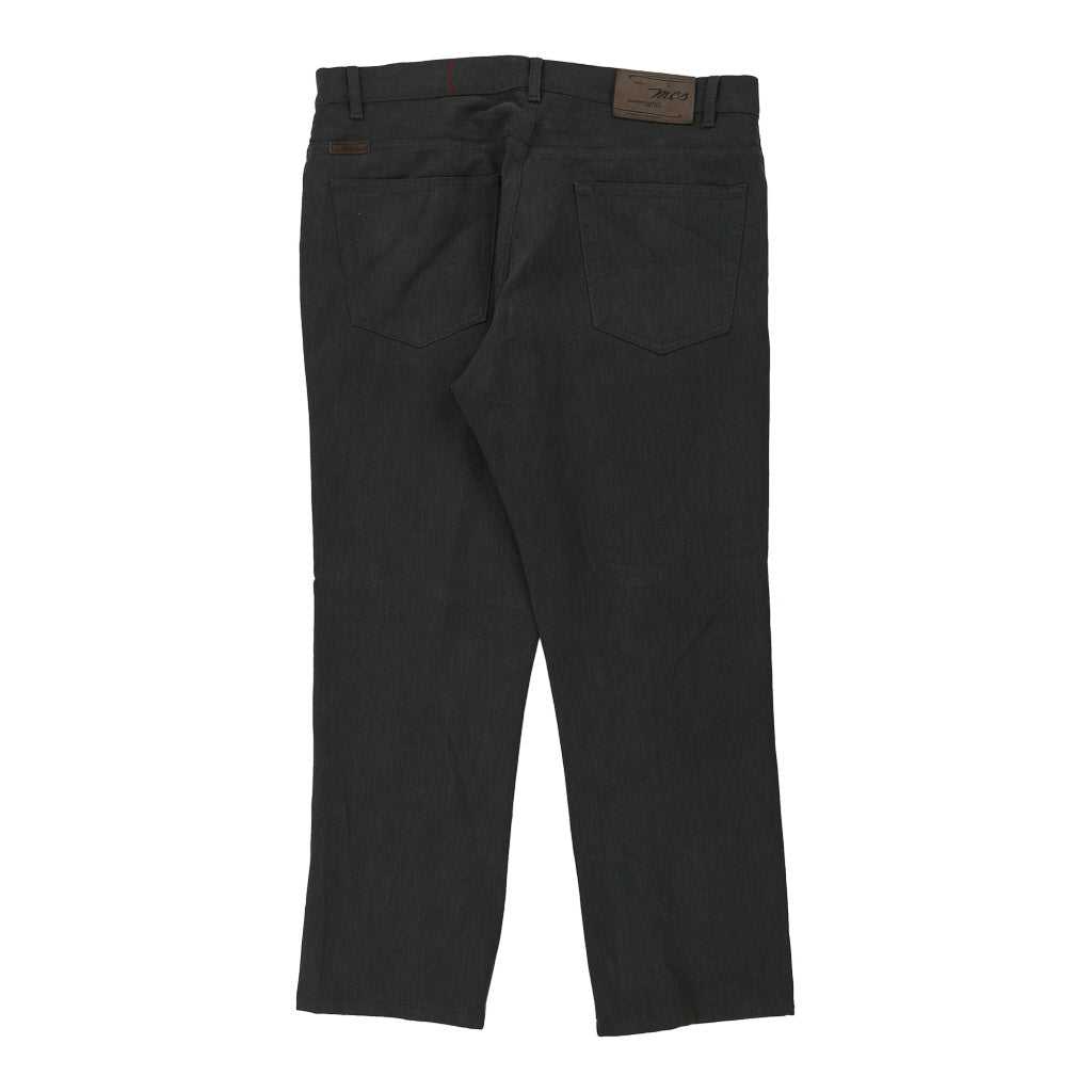 Marlboro Trousers - 38W 28L Grey Cotton Refurbished - Thrifted (note: this is a term often used to describe second- refurbished available on Cerqular