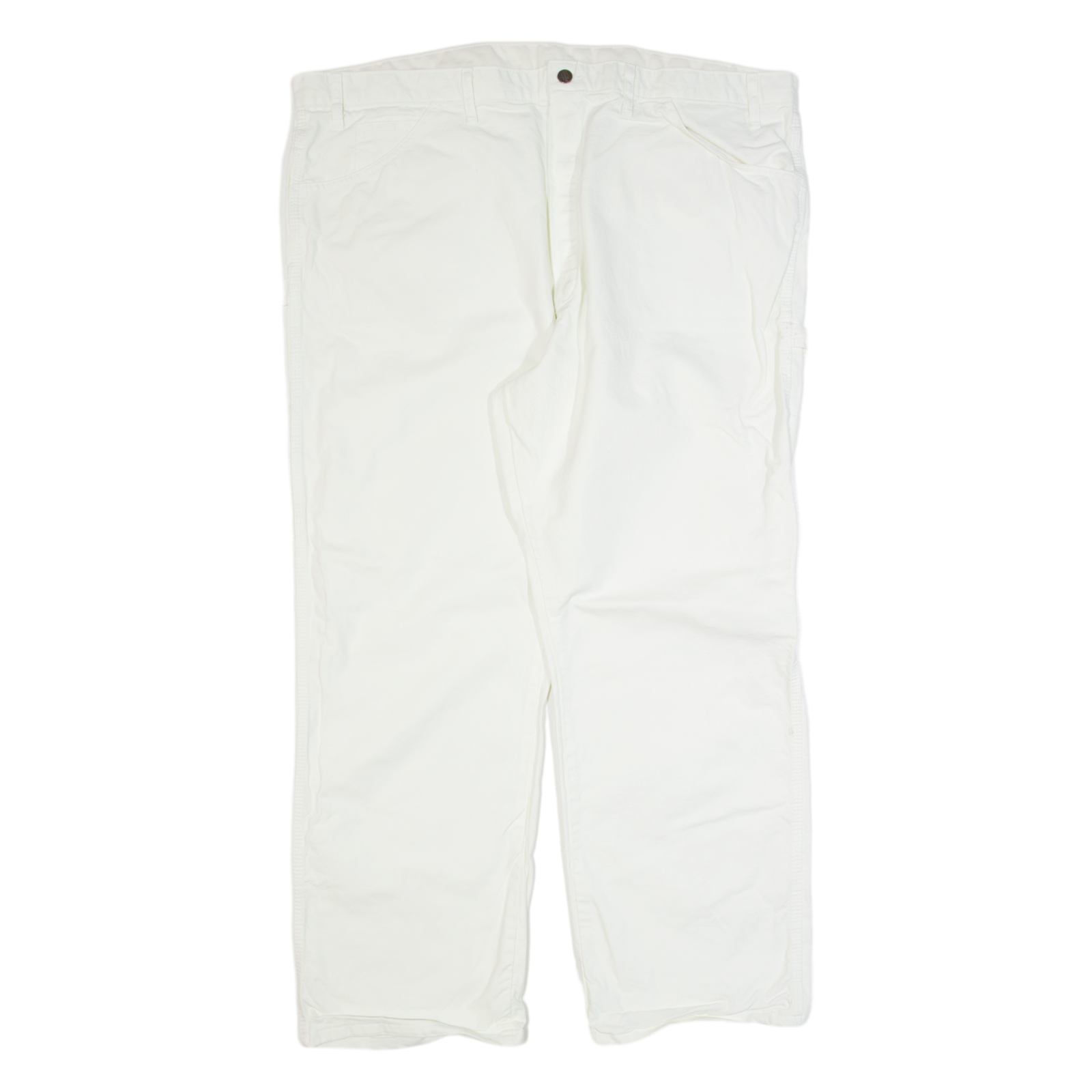 Buy DICKIES Carpenter Workwear Mens Trousers White Regular Straight W46 L30 Refurbished - $33.79 DICKIES Carpenter Workwear Mens Trousers White Regular Straight W46 L30 Refurbished - N/A refurbished available on Cerqular