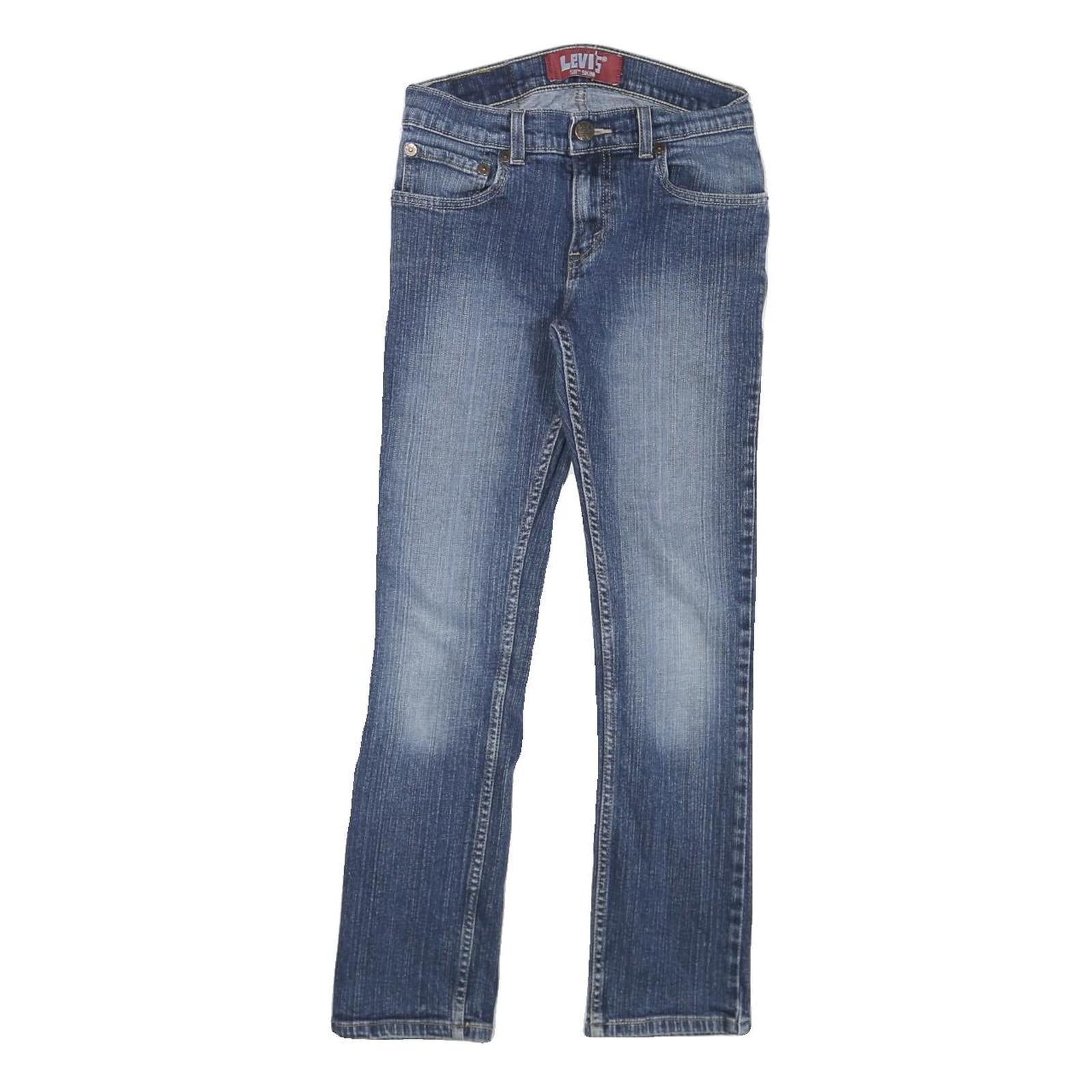 LEVI'S 511 Slim Mens Jeans Blue Slim Slim Denim Medium W24 L26 Zip Cotton Blend Refurbished - N/A refurbished available on Cerqular