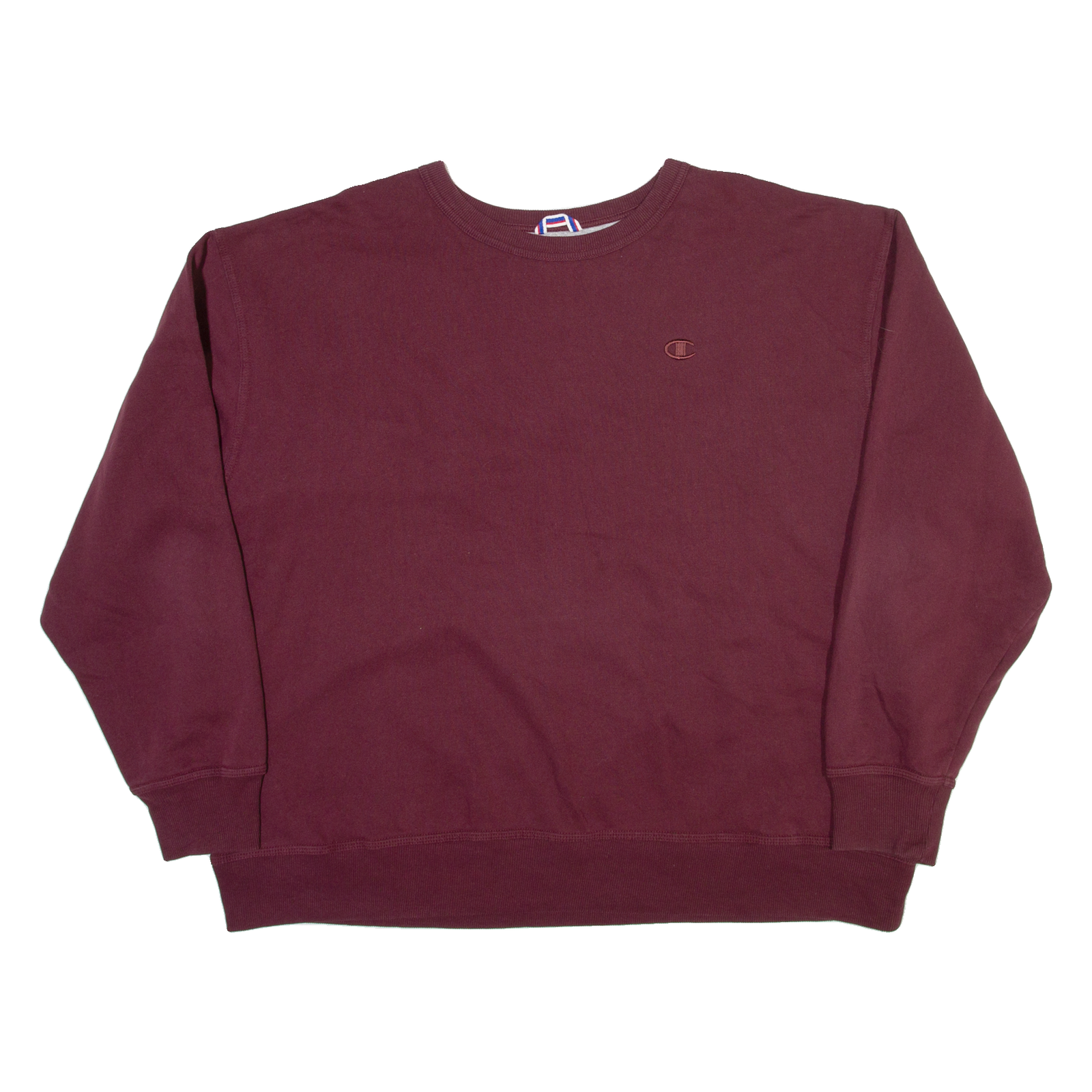 CHAMPION Mens Sweatshirt Maroon 2XL Refurbished - N/A refurbished available on Cerqular