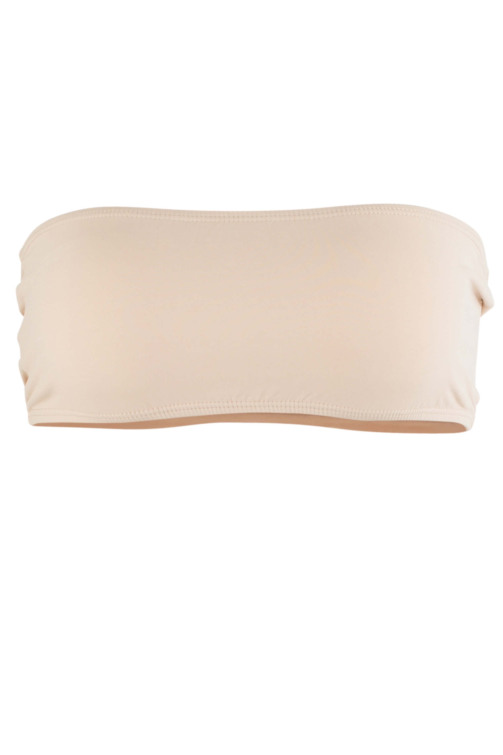 Giovanna Strapless Swimsuit Top in Camel | Size: Large Refurbished - Sauipe Swim refurbished available on Cerqular