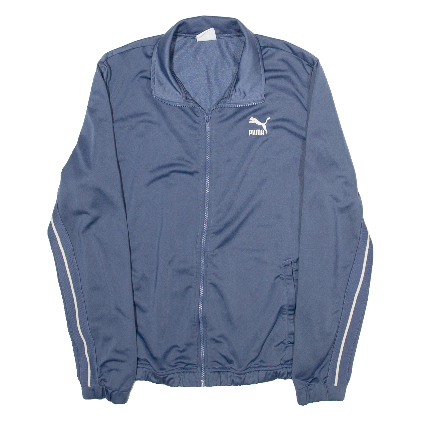 PUMA Womens Track Jacket Blue 90s S Refurbished - N/A refurbished available on Cerqular