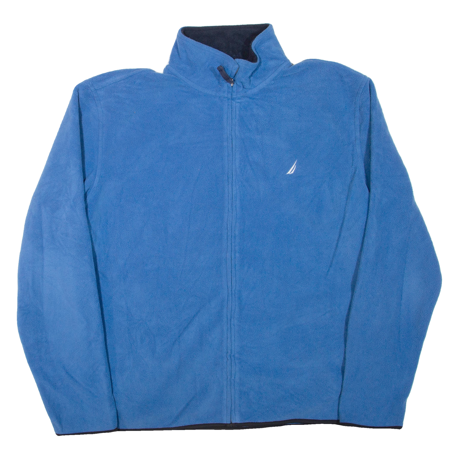 NAUTICA Mens Fleece Jacket Blue L Refurbished - N/A refurbished available on Cerqular