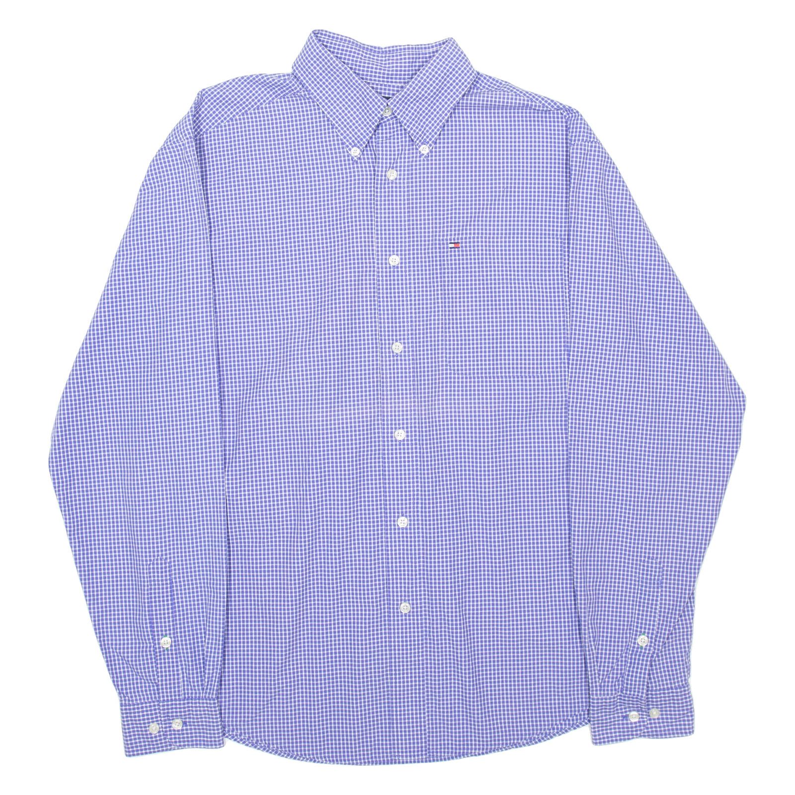Buy TOMMY HILFIGER Mens Shirt Purple Check Long Sleeve M Refurbished - $17.15 TOMMY HILFIGER Mens Shirt Purple Check Long Sleeve M Refurbished - N/A refurbished available on Cerqular