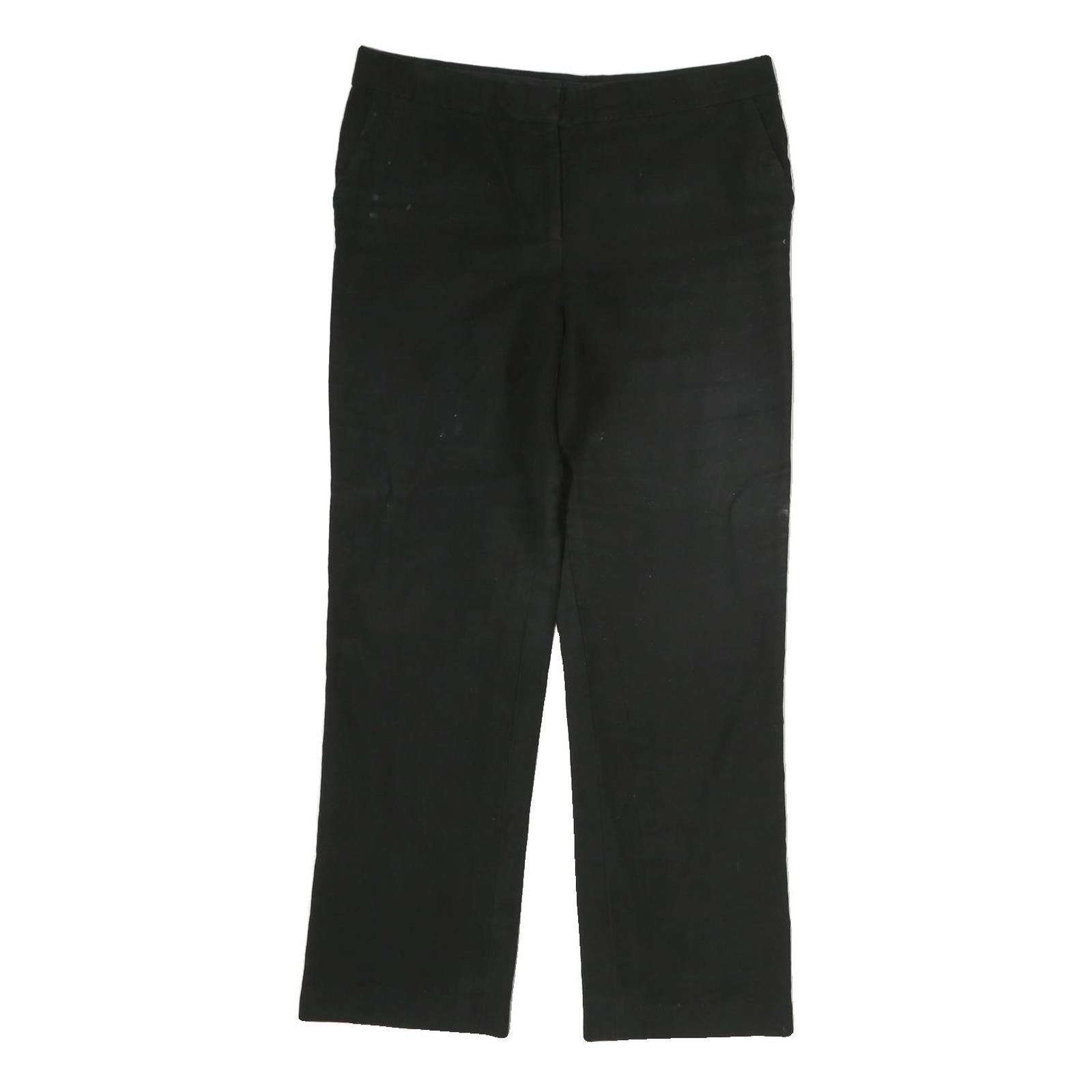Buy BURBERRY Womens Cotton Blend Black Regular Straight Trousers W32 L27 Classic Zip Refurbished - $66.29 BURBERRY Womens Cotton Blend Black Regular Straight Trousers W32 L27 Classic Zip Refurbished - N/A refurbished available on Cerqular