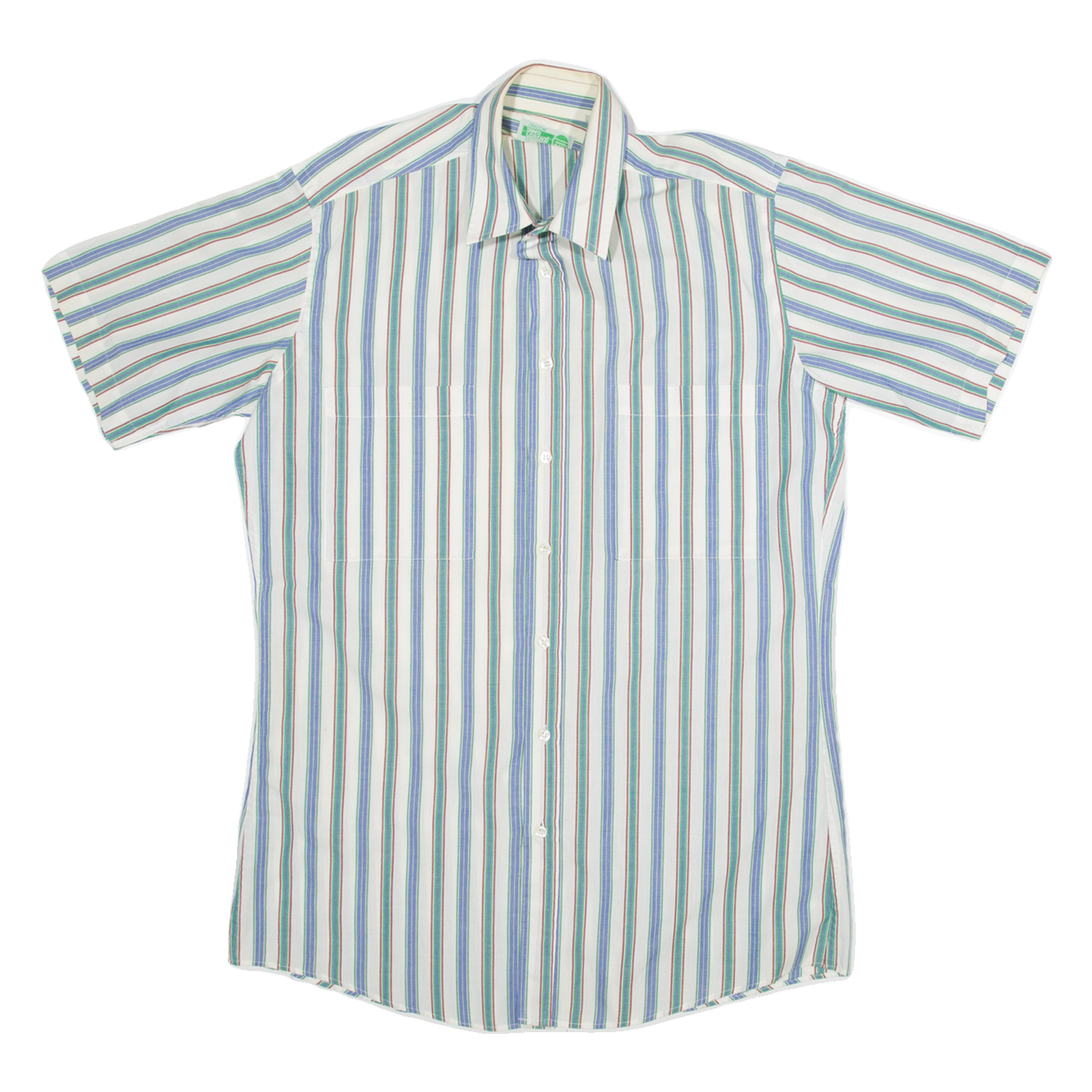 DINO LORENZI Mens Shirt Blue Striped M Refurbished - N/A refurbished available on Cerqular