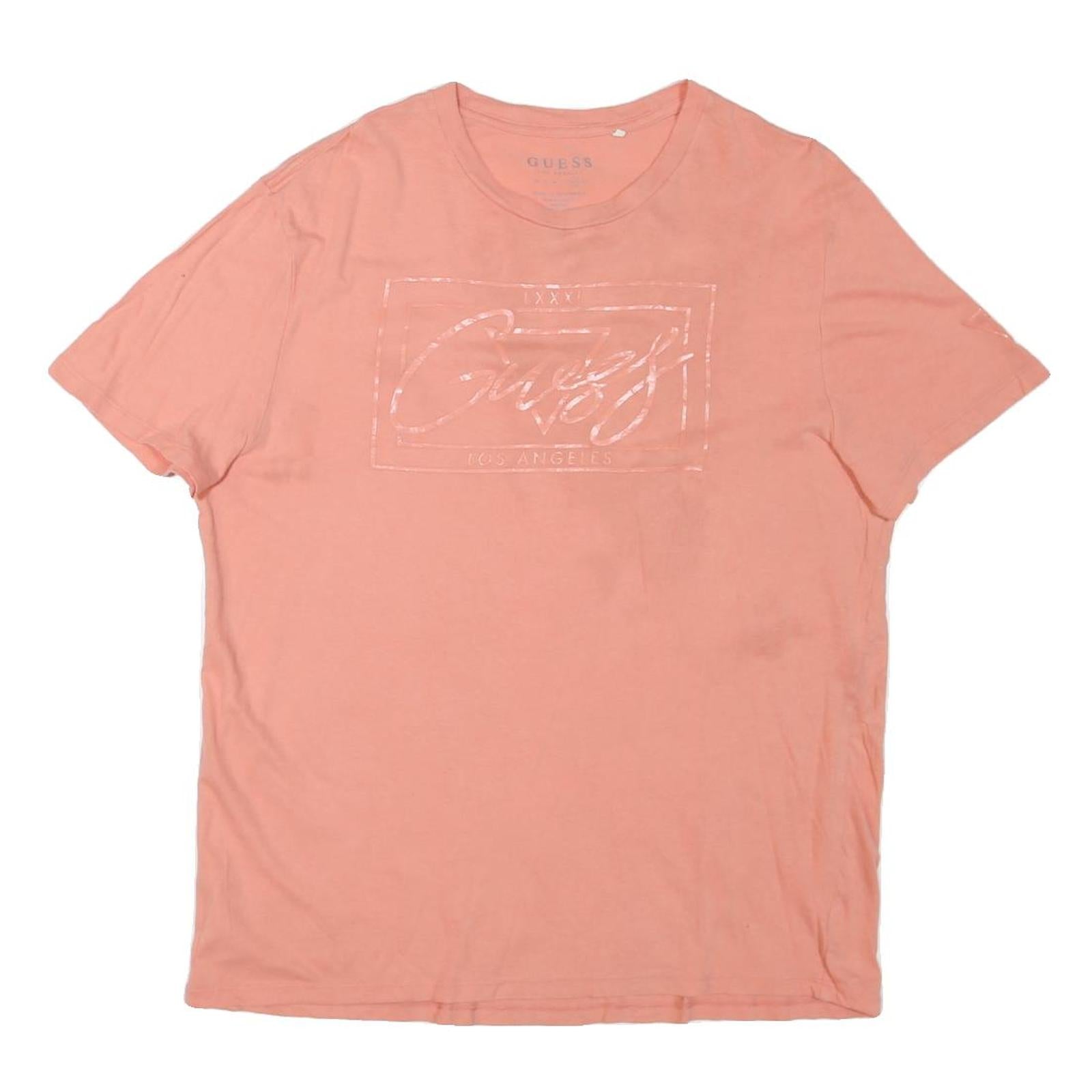 Buy GUESS Womens Pink Graphic T-Shirt XL Short Sleeve Crew Neck Casual Refurbished - $18.19 GUESS Womens Pink Graphic T-Shirt XL Short Sleeve Crew Neck Casual Refurbished - N/A refurbished available on Cerqular