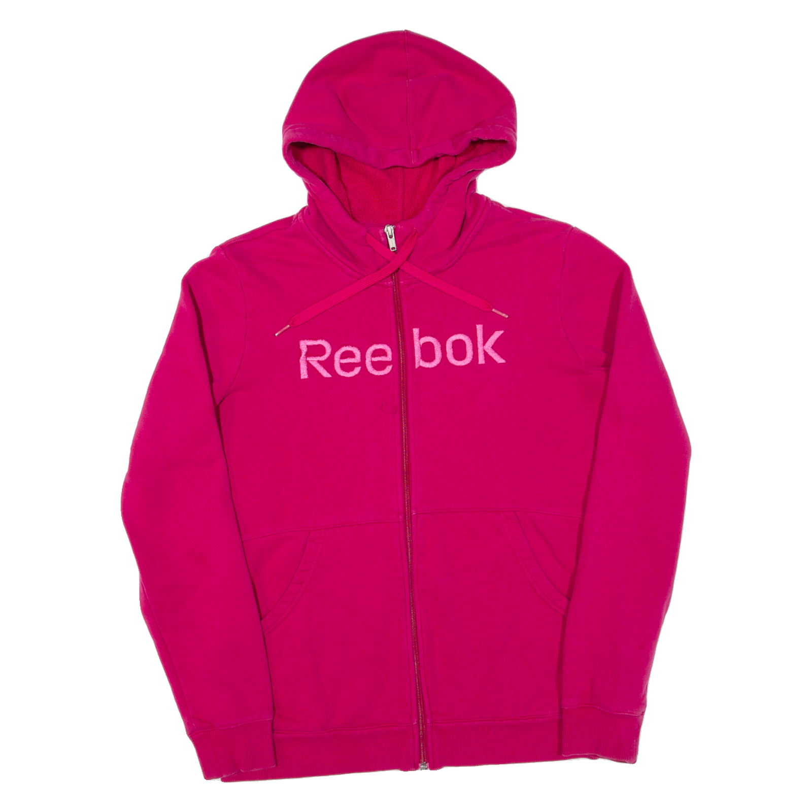 REEBOK Womens Pink Hoodie Full Zip XL Refurbished - N/A refurbished available on Cerqular