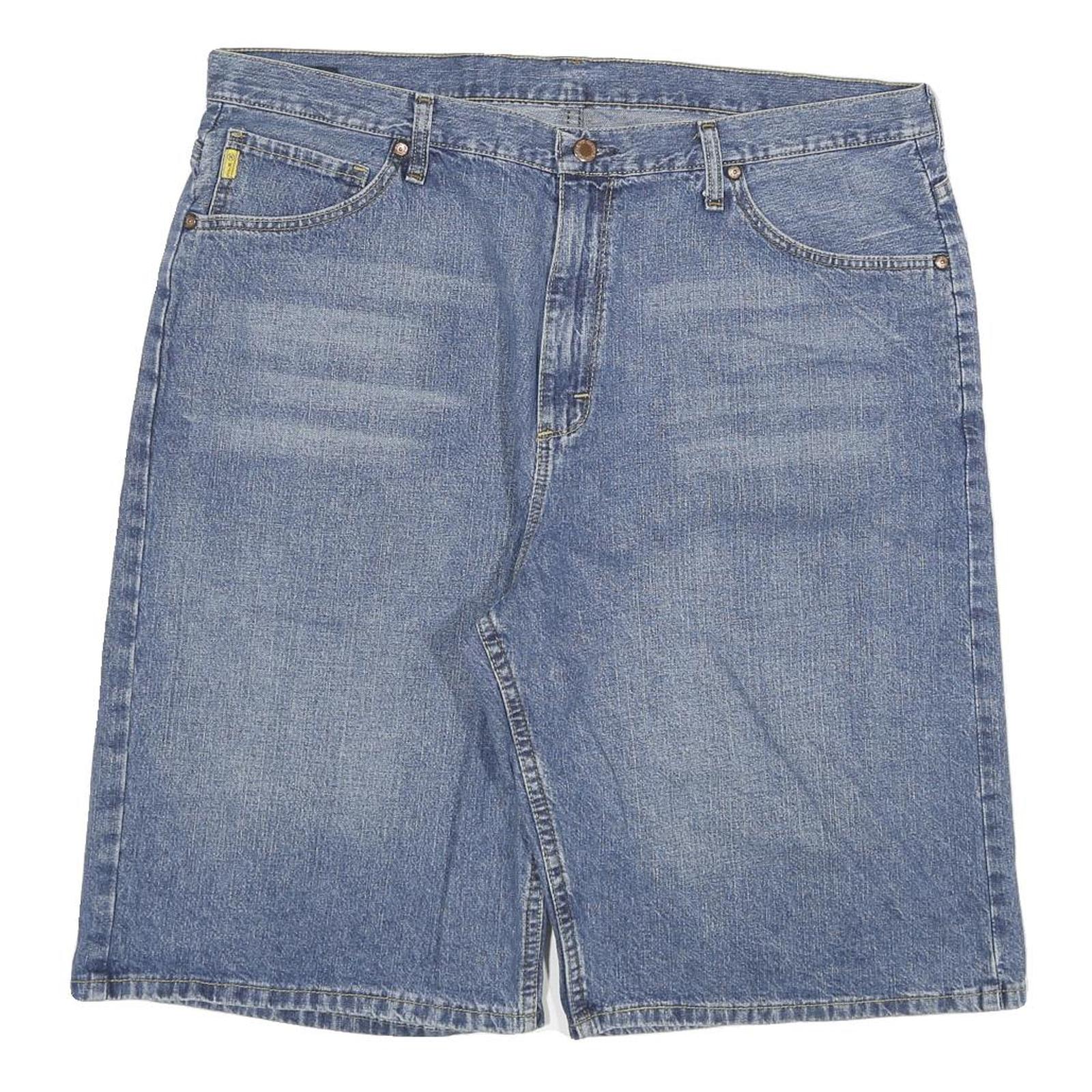 NJC Mens Denim Blue Casual Shorts 3XL W38 Cotton Blend Relaxed Fit Refurbished - N/A refurbished available on Cerqular