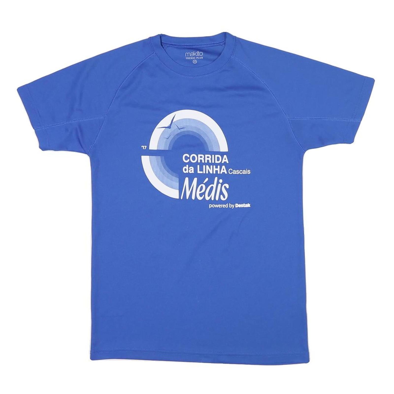 Mens Blue Polyester Blend Graphic T-Shirt M Short Sleeve Crew Neck Sport Event Refurbished - N/A refurbished available on Cerqular