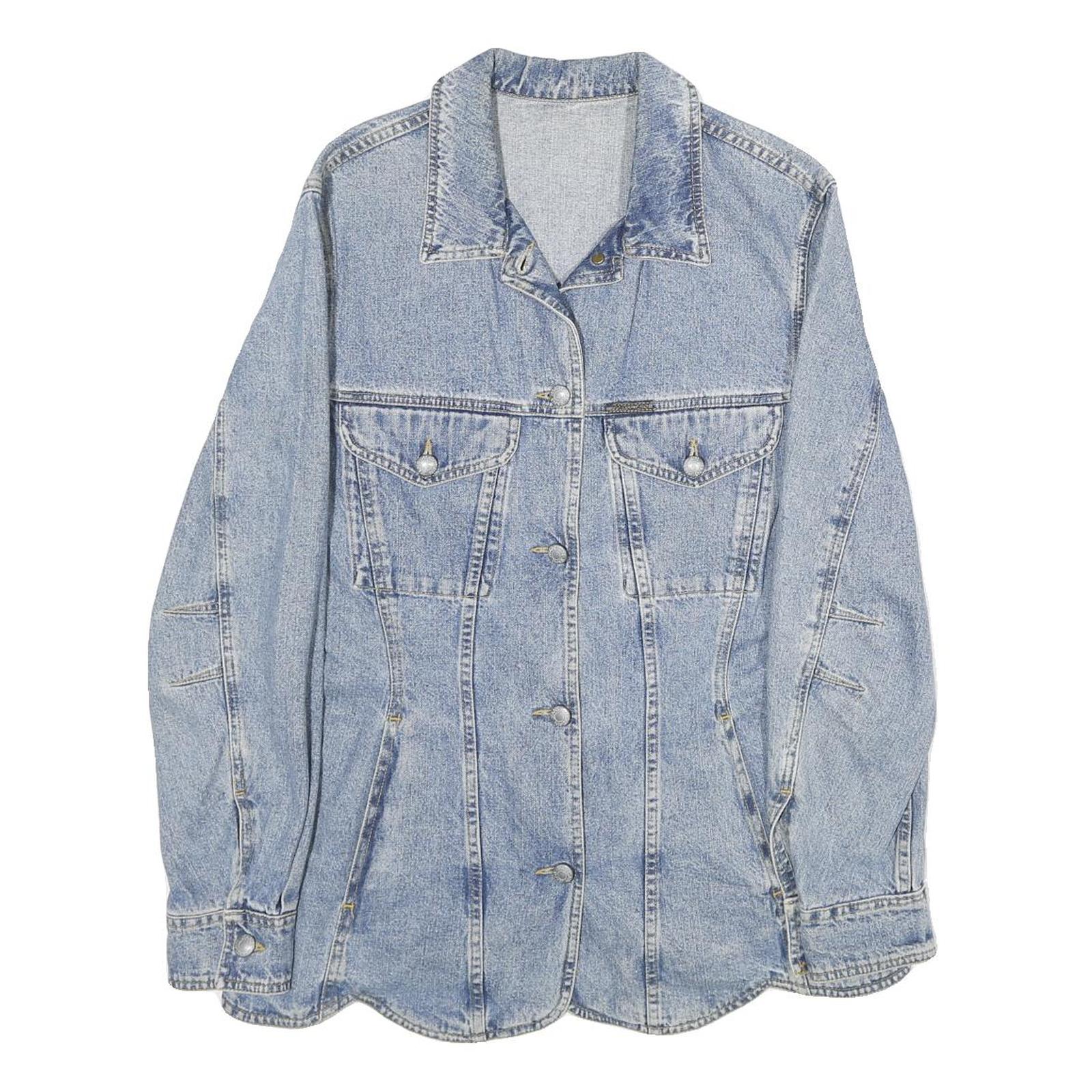 Buy MARC CAIN Womens Blue Denim Jacket M Cotton Button Plain Classic Casual Refurbished - $98.79 MARC CAIN Womens Blue Denim Jacket M Cotton Button Plain Classic Casual Refurbished - N/A refurbished available on Cerqular