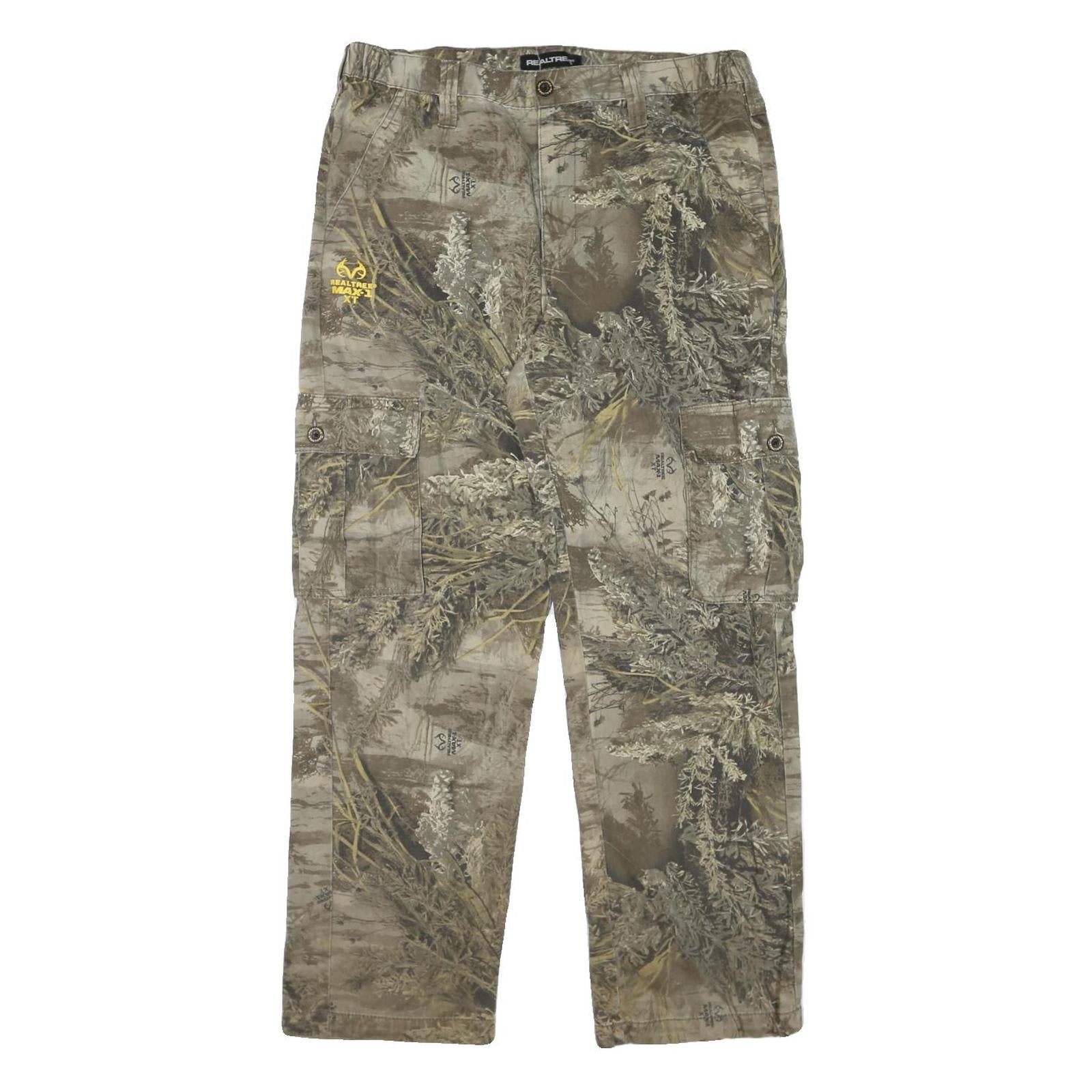 REALTREE Mens Cotton Blend Camouflage Regular Cargo Trousers W33 L29 Outdoor Refurbished - N/A refurbished available on Cerqular
