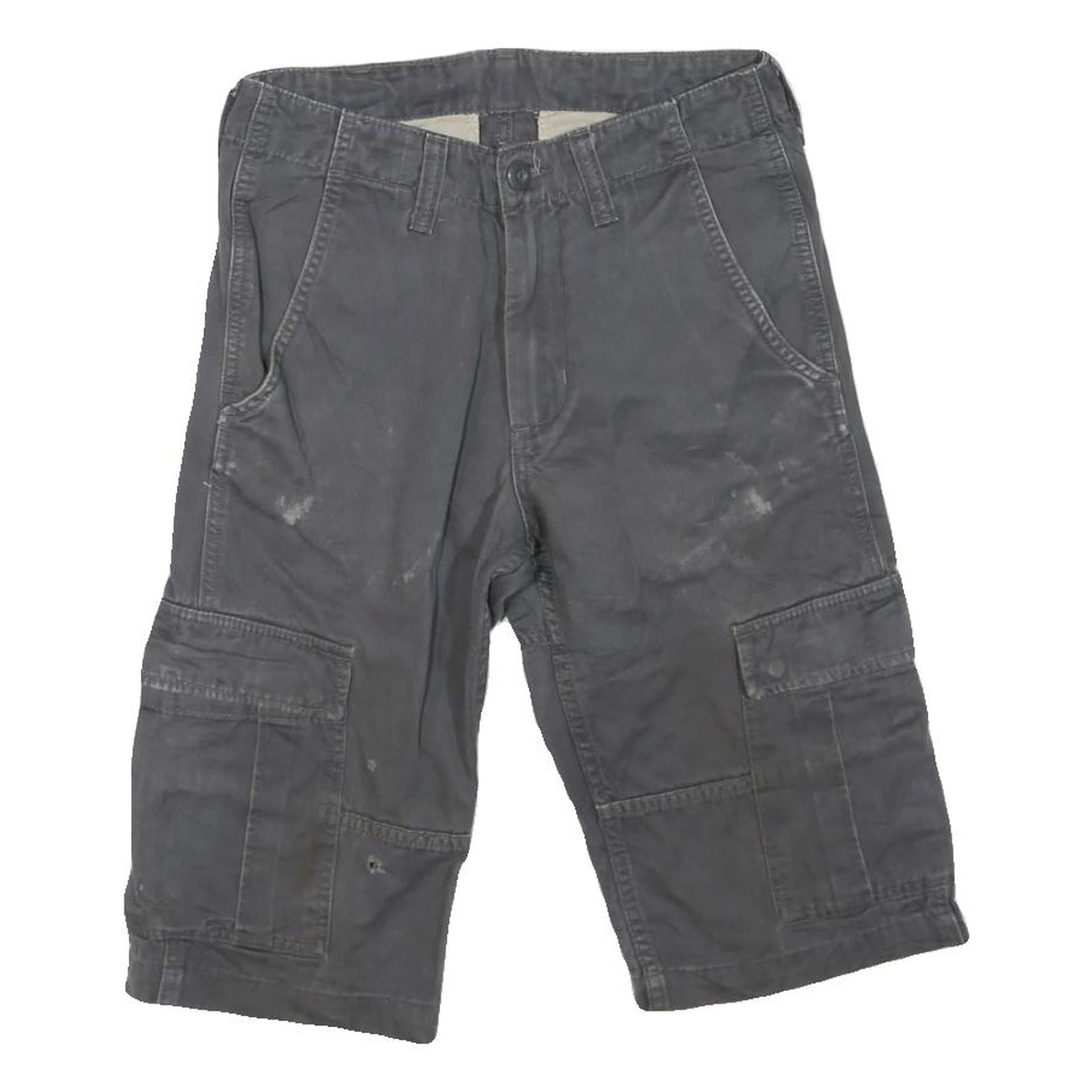CARHARTT Mens Cargo Shorts Grey Casual S W28 Durable Workwear Refurbished - N/A refurbished available on Cerqular