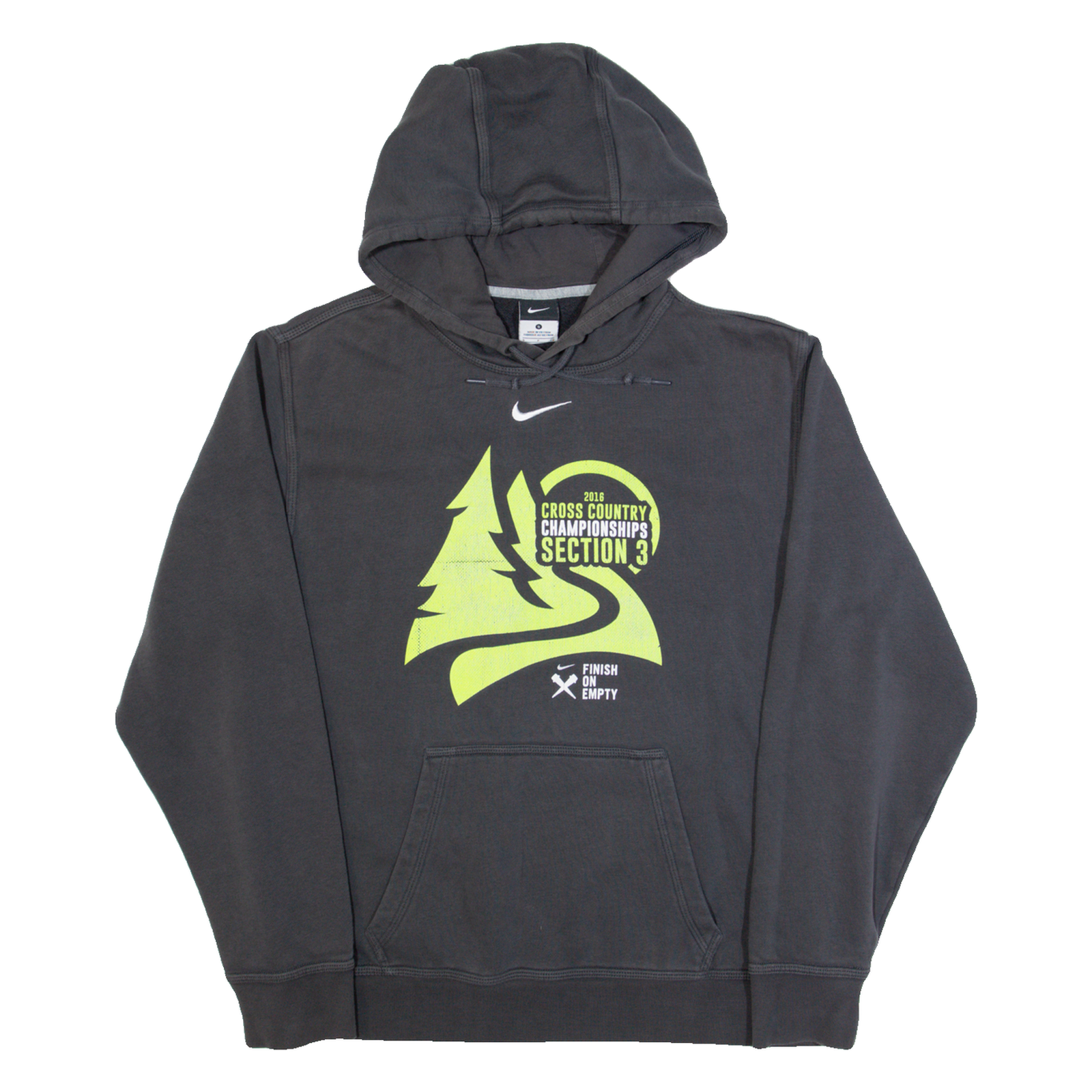 NIKE 2016 Cross Country Championships Mens Grey Hoodie S Refurbished - N/A refurbished available on Cerqular